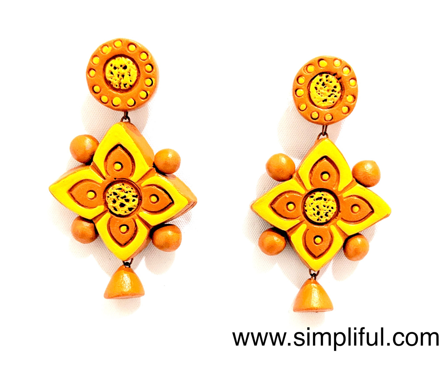Terracotta Unique Designer Earring - Simpliful