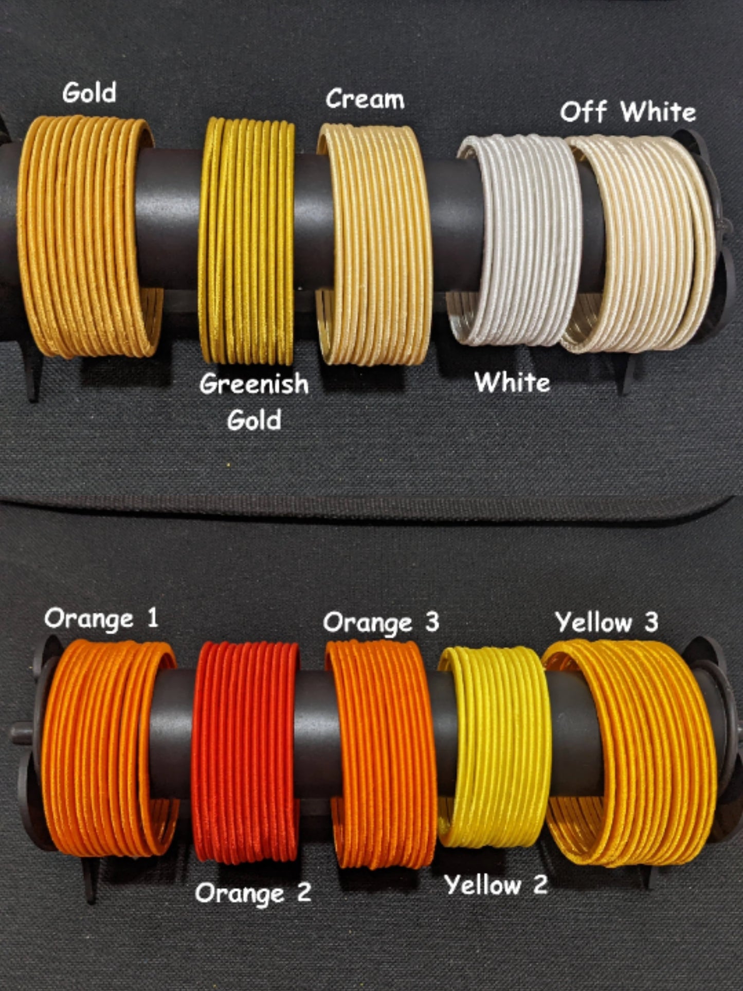 Plain Silk Thread Bangles - 1 dozen