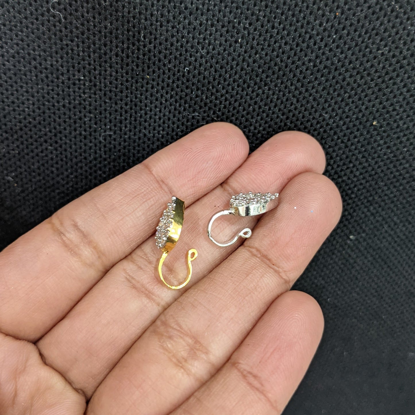 Teardrop design Clip on Nose Pin