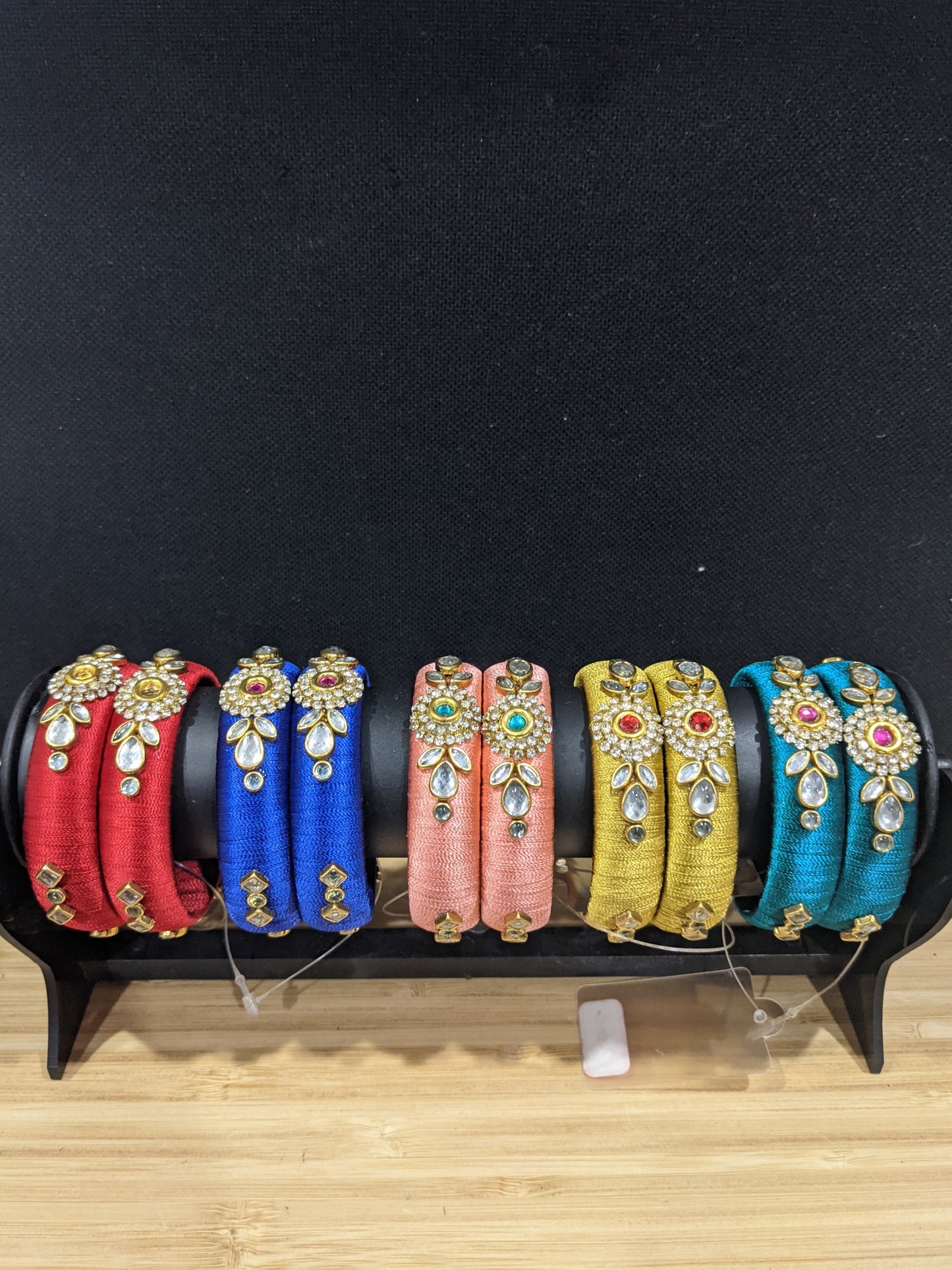 Silk Thread Bangles - Adult Size