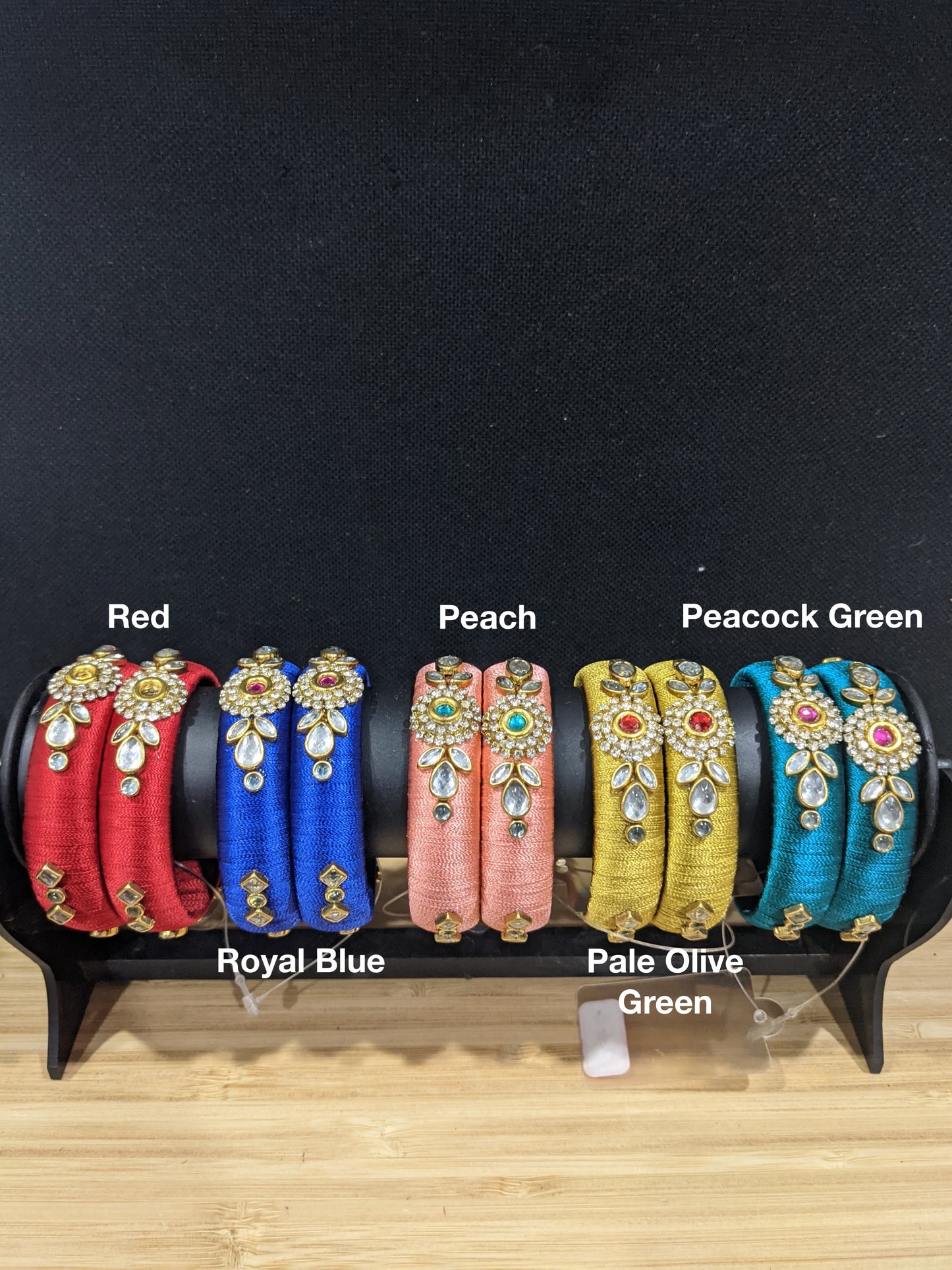 Silk Thread Bangles - Adult Size