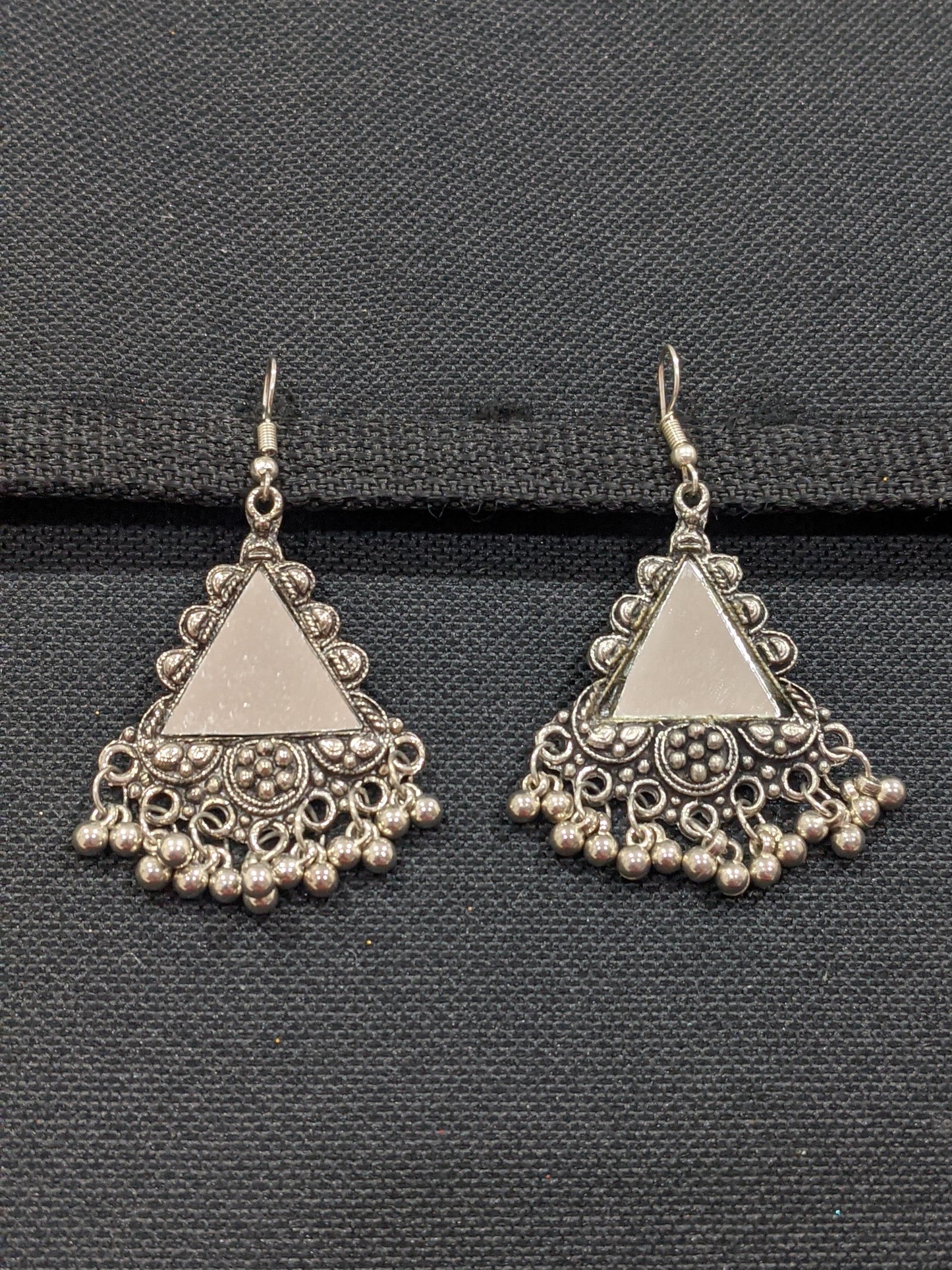 Mirror pasted Designer Earrings