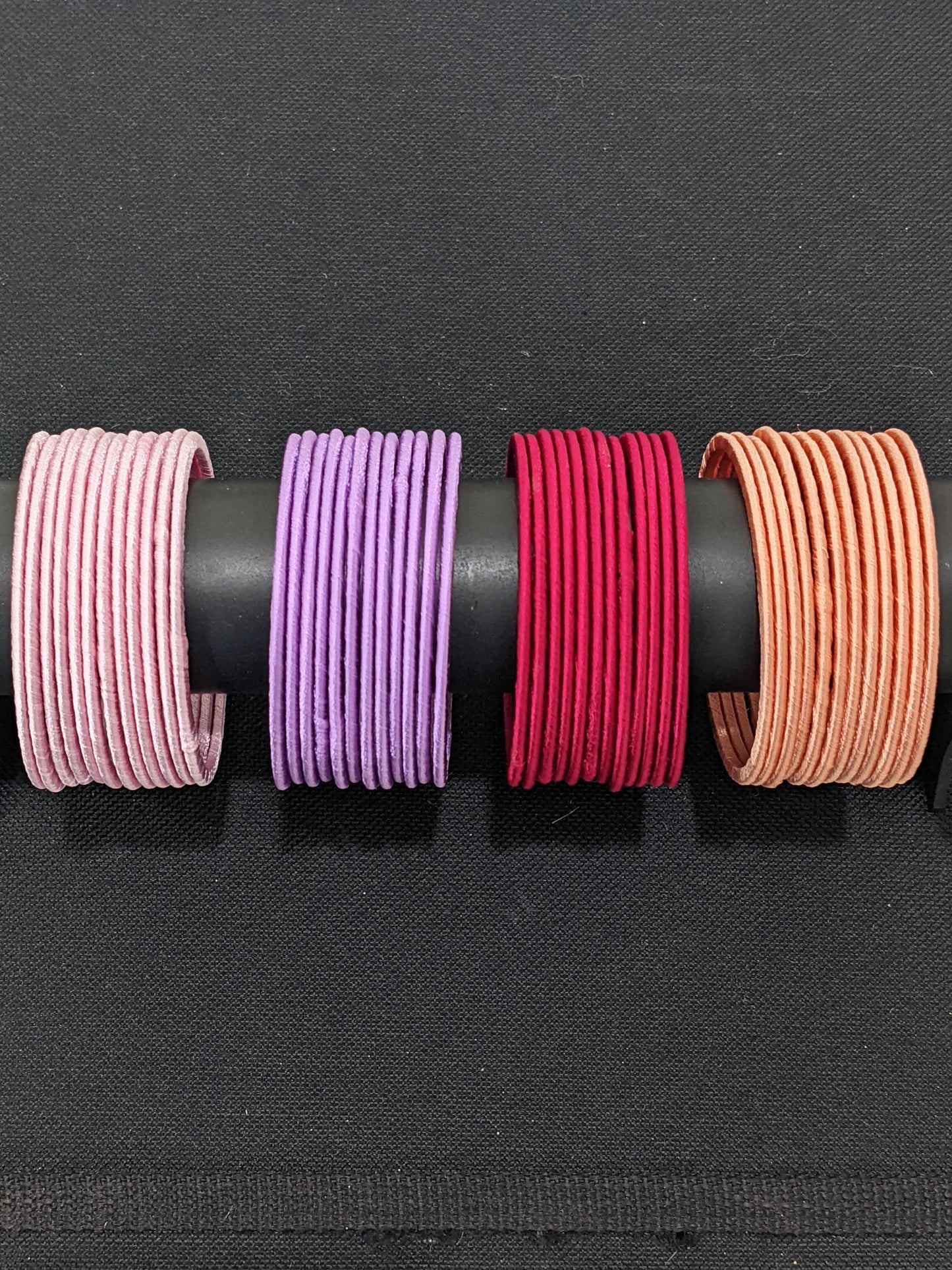 Plain Silk Thread Bangles - 1 dozen