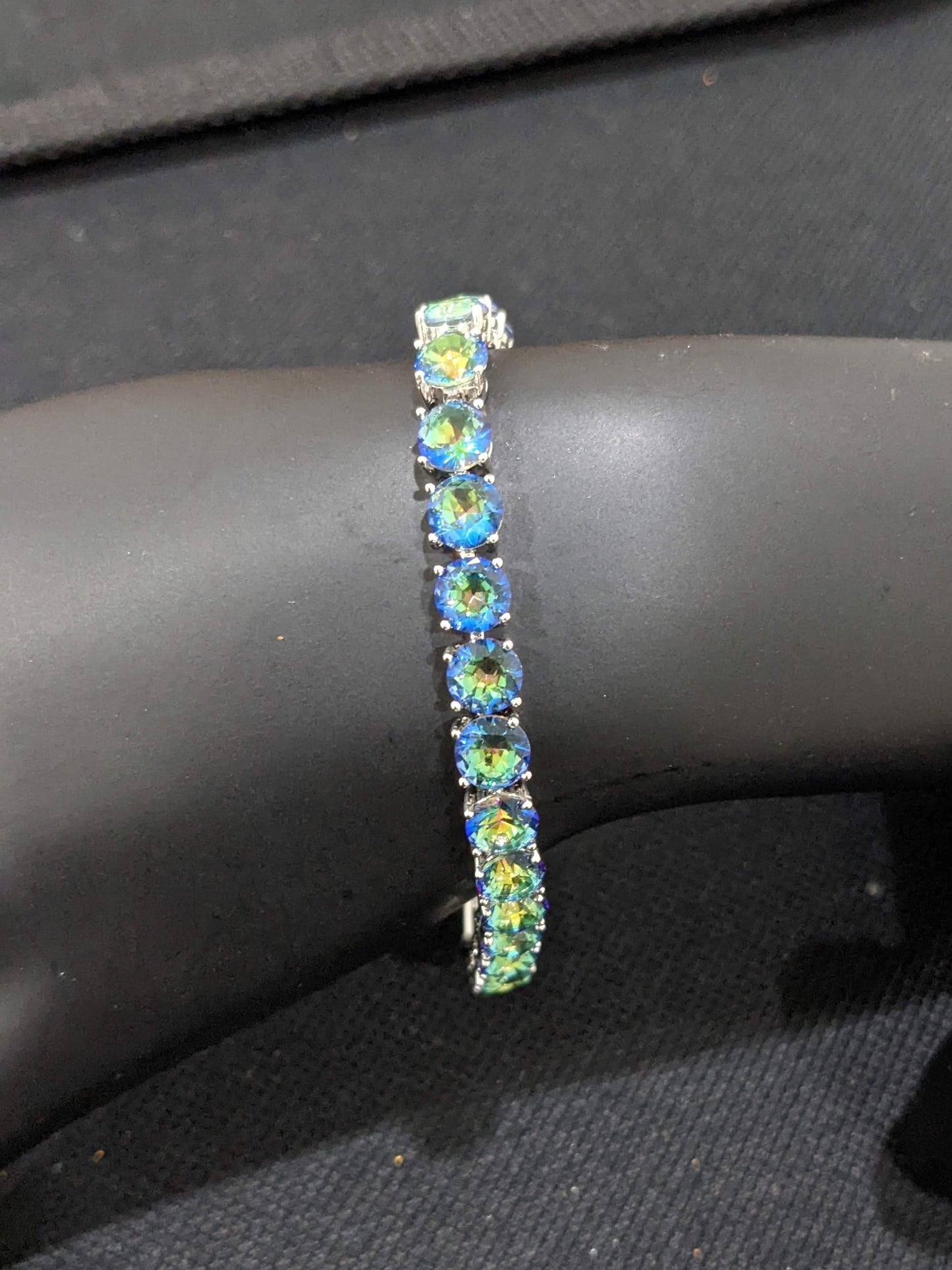 Rainbow color CZ stone Bracelet