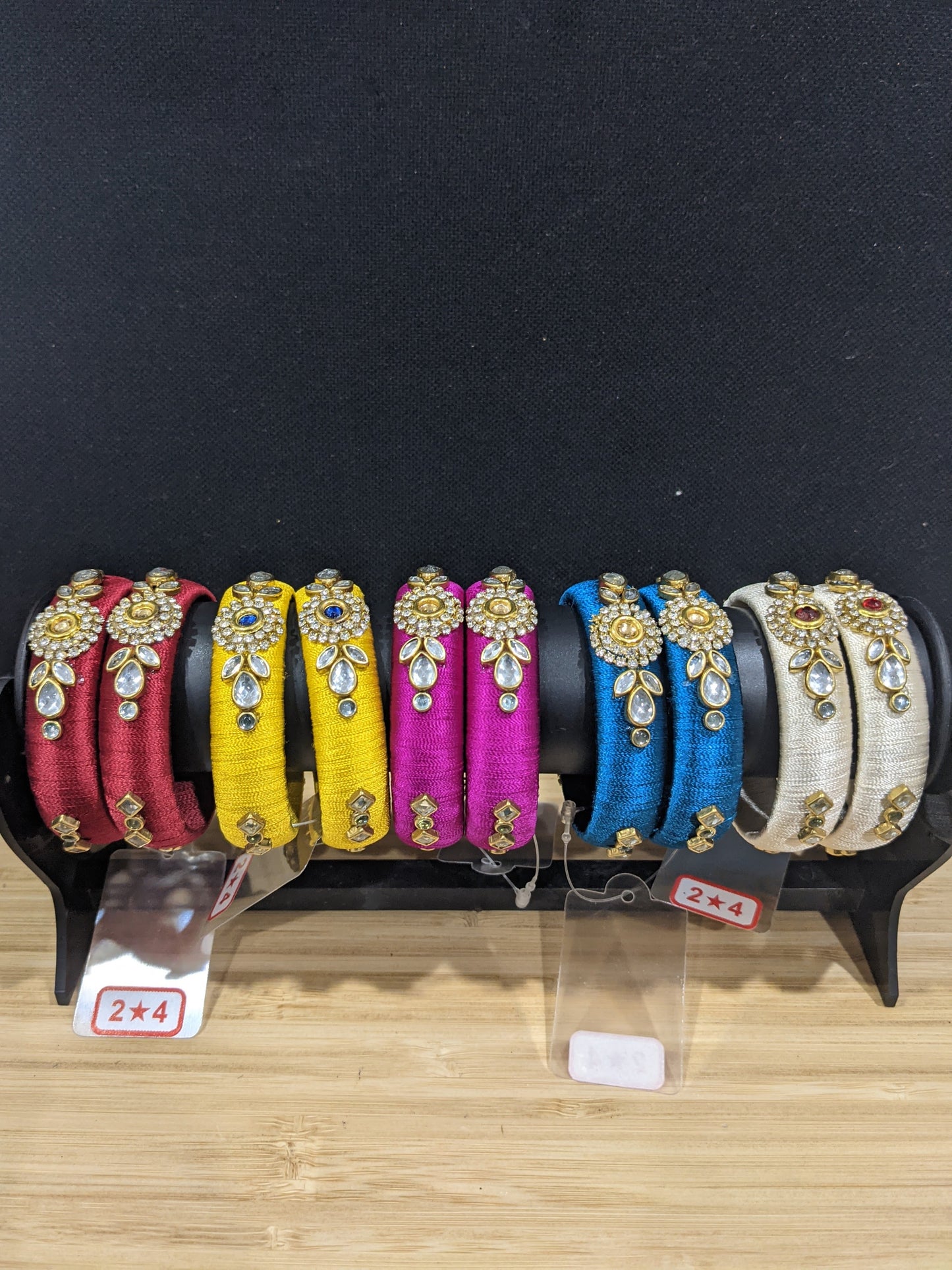 Silk Thread Bangles - Adult Size