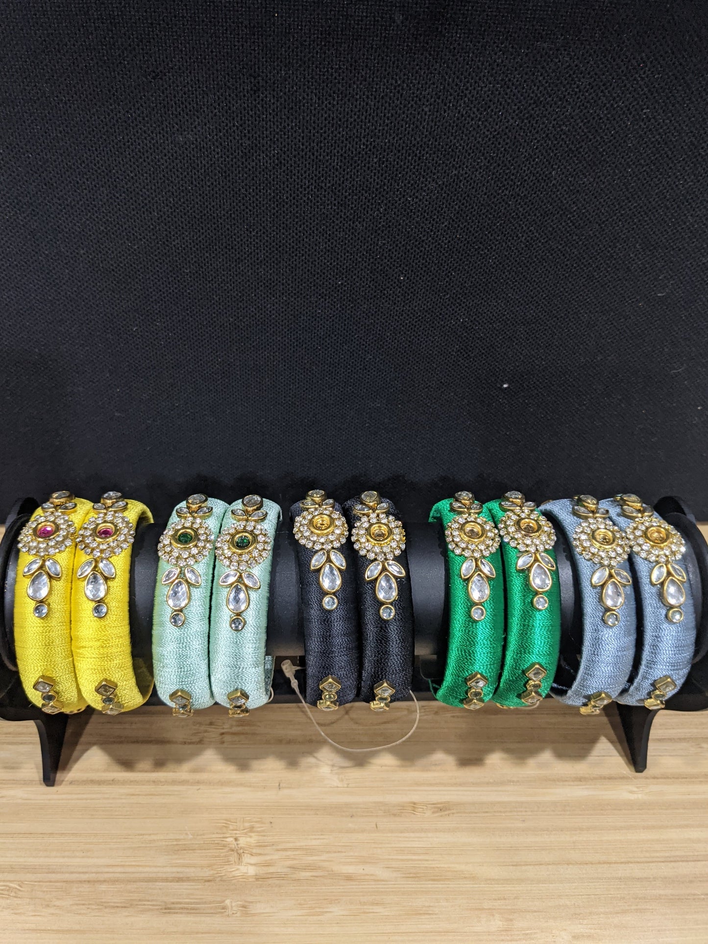 Silk Thread Bangles - Adult Size