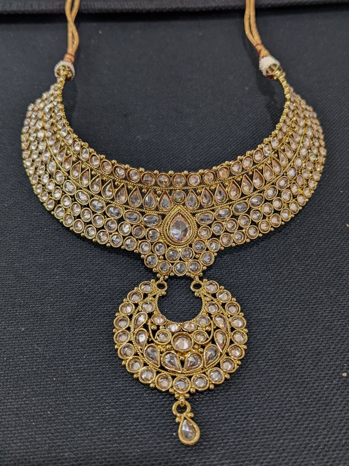 Mehandi Gold plated Full Bridal Set - Design 2