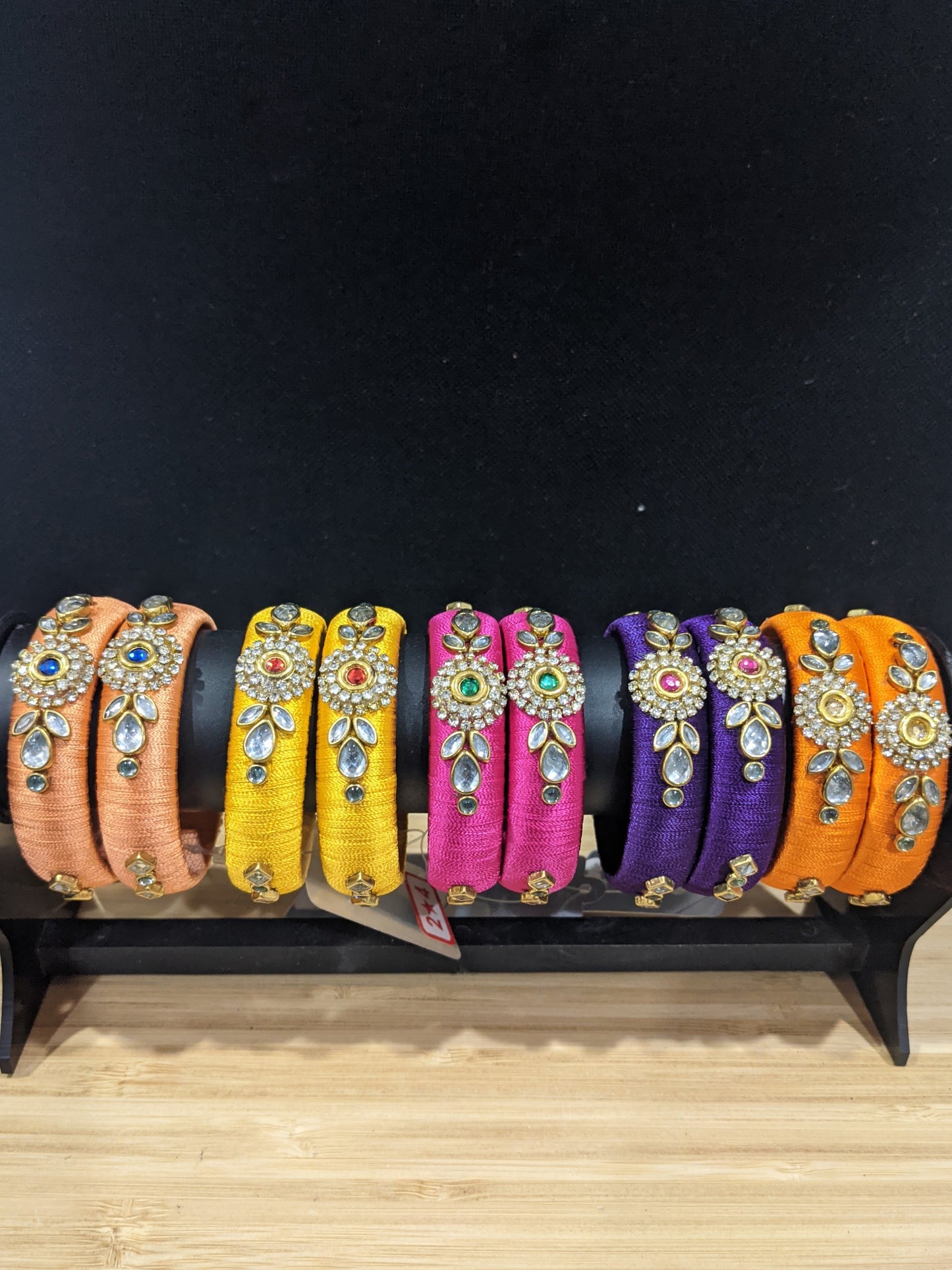 Silk Thread Bangles - Adult Size