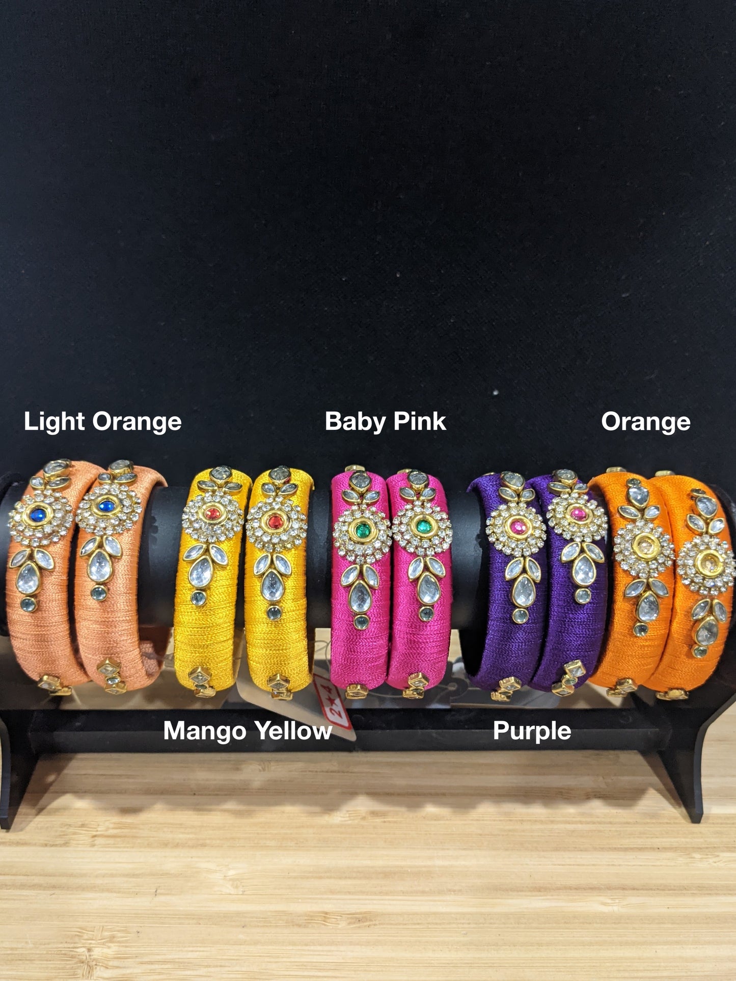 Silk Thread Bangles - Adult Size