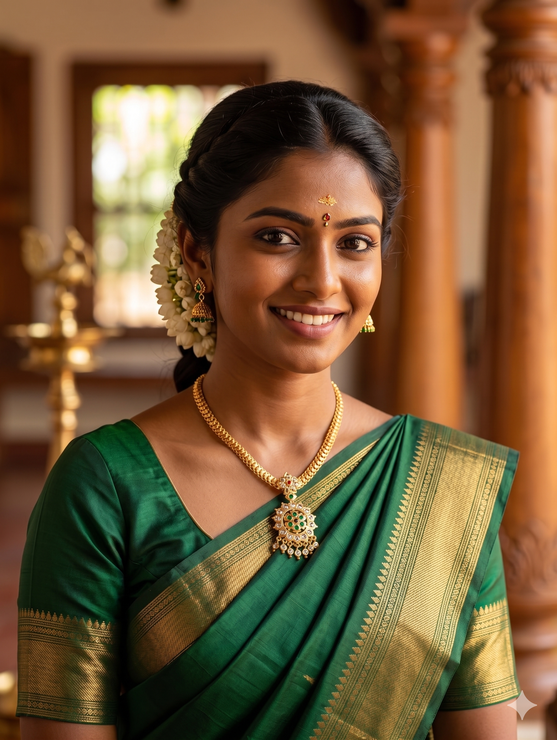 Micro Gold plated Adigai Choker Necklace - Simpliful