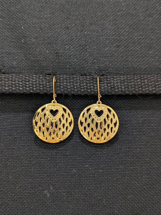 Stainless steel Gold plated Earrings