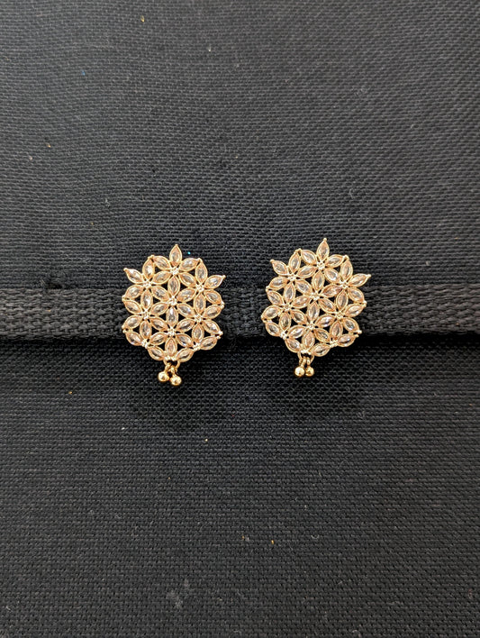 Polki stone stud Earrings