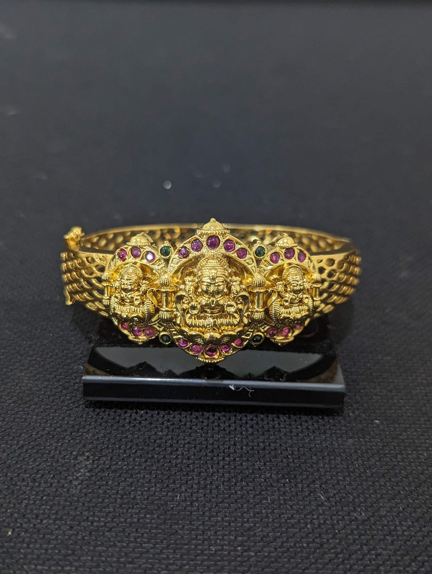 Goddess Lakshmi openable bangle bracelet