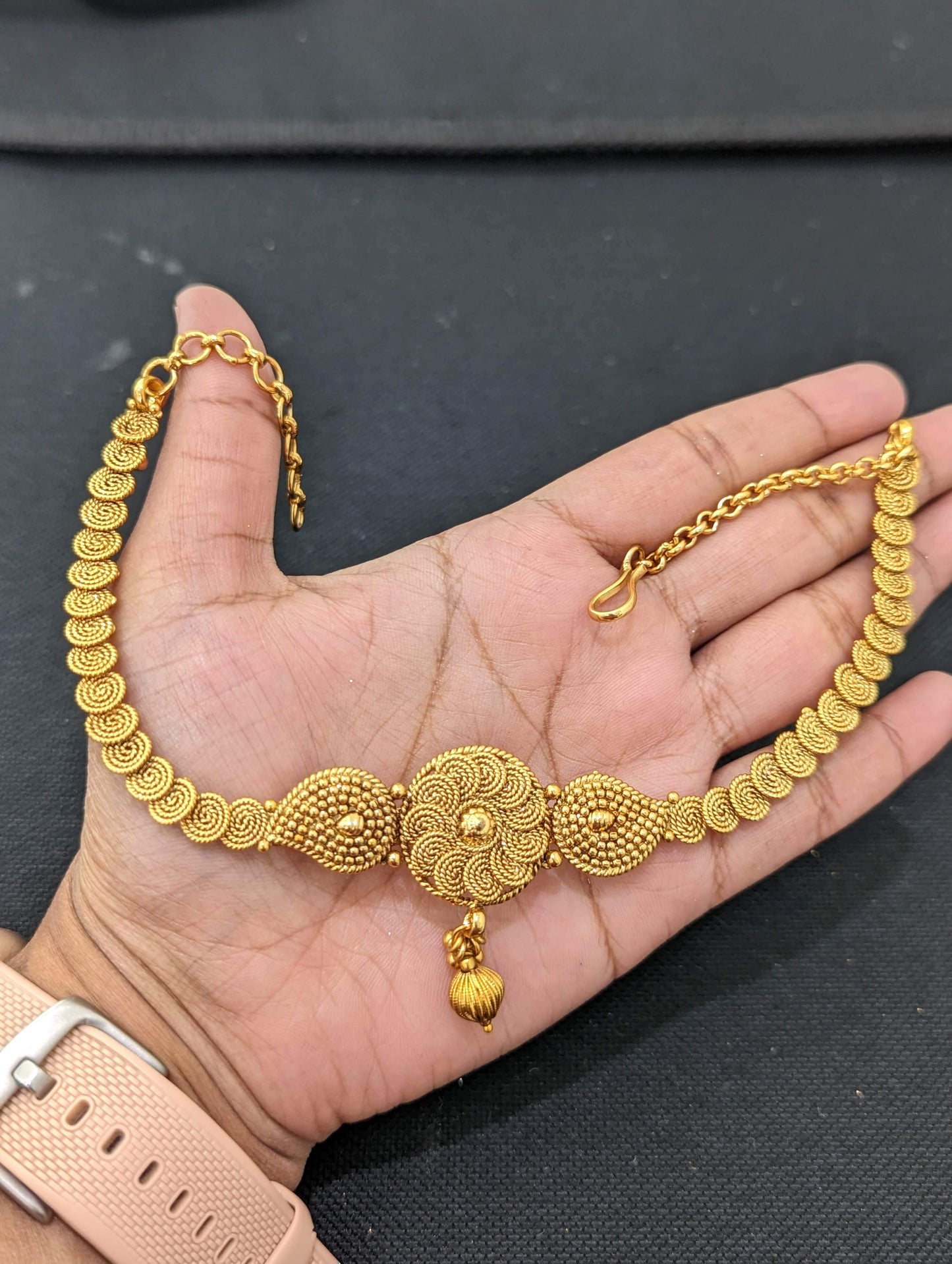 Gold plated Vanki / Armlet / Bajubhandh