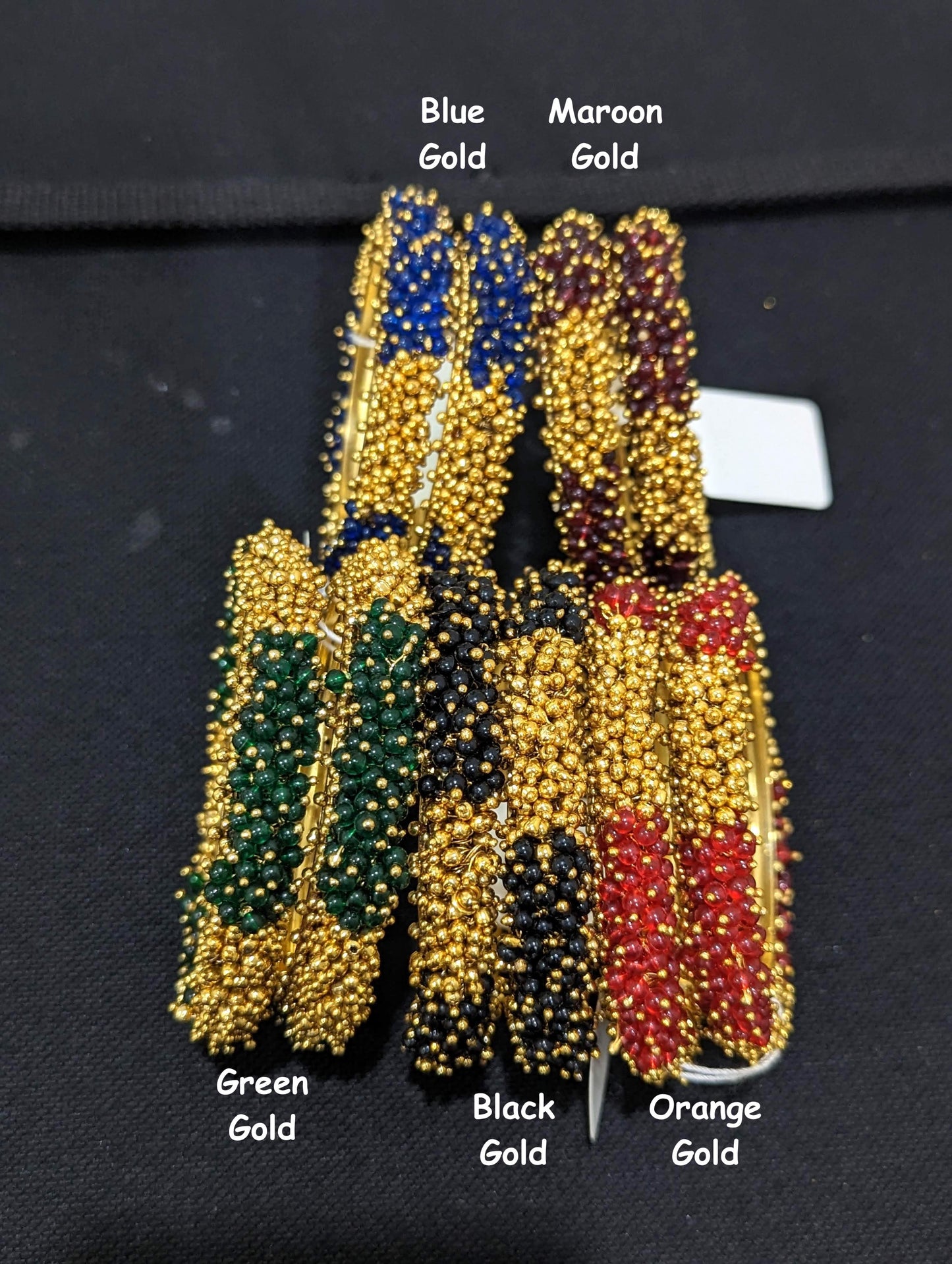 Cluster bead bangles
