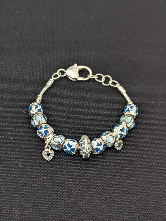 Enamel bead charm Bracelet - Simpliful