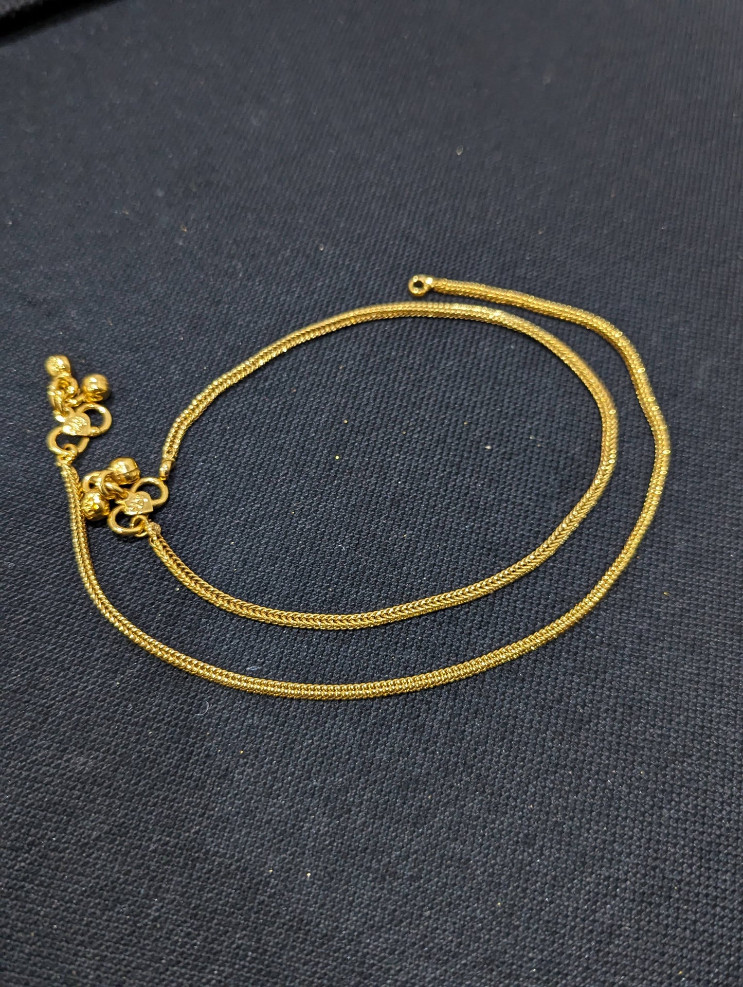 Simple Gold plated Anklets