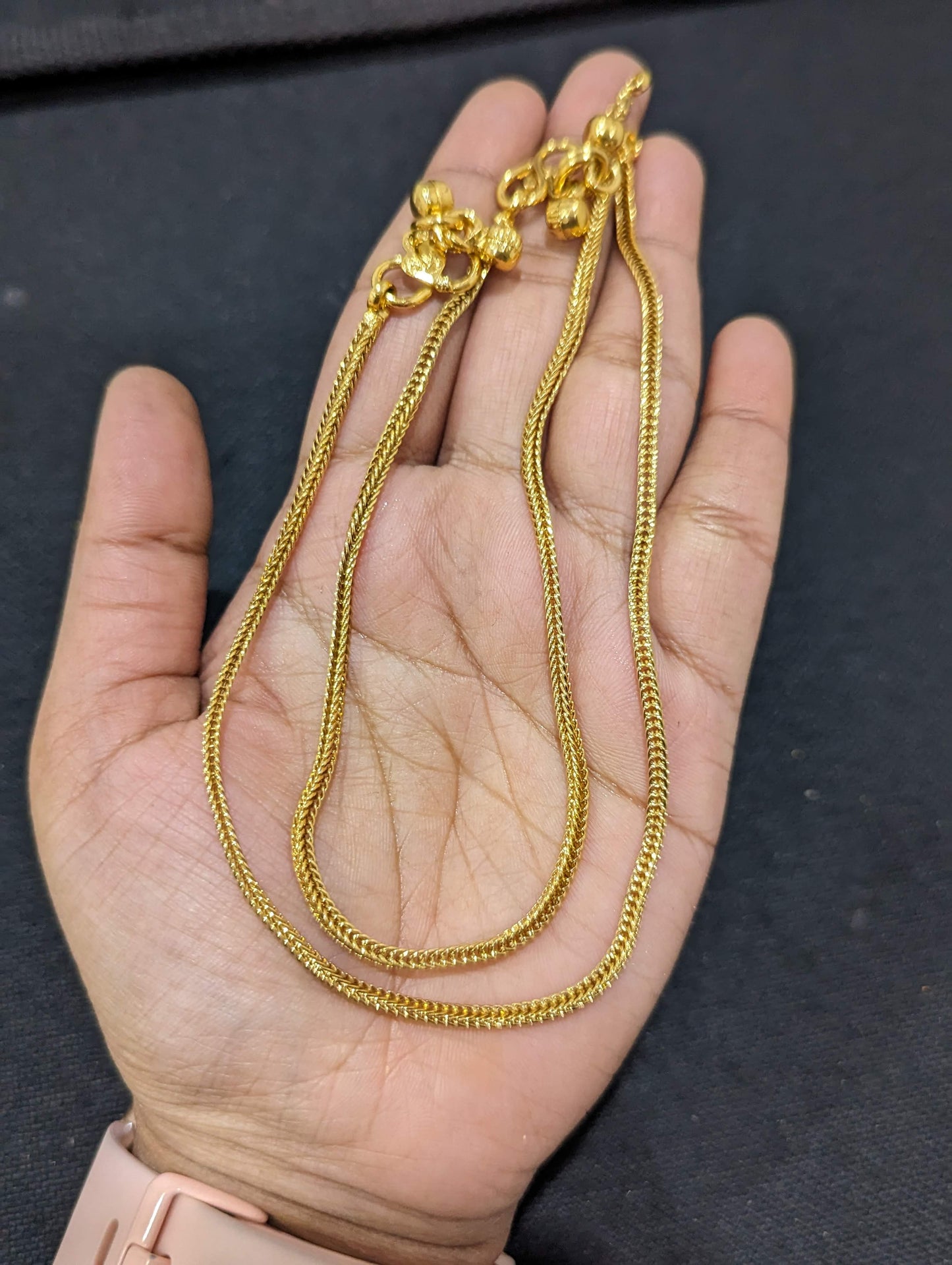 Simple Gold plated Anklets