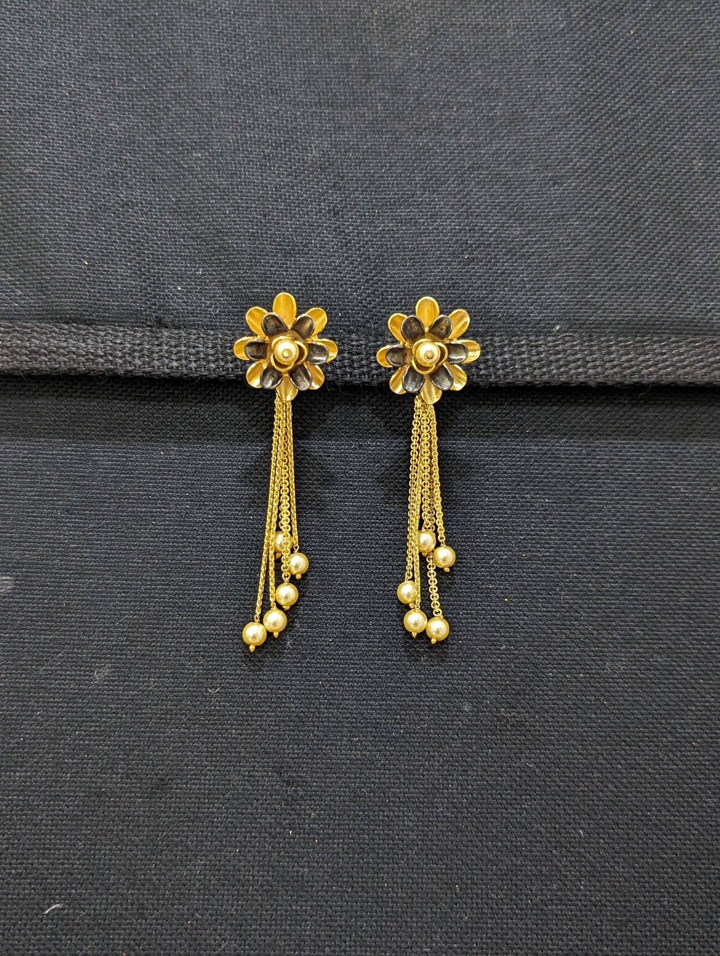 Flower Tassel earrings