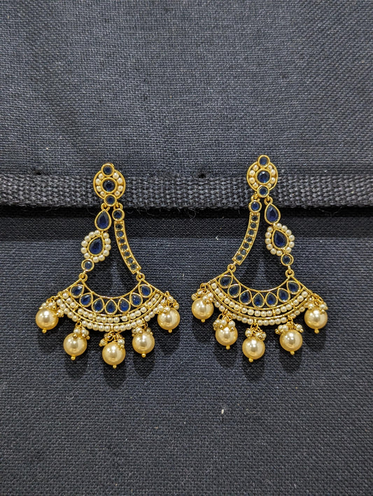 Gold plated Designer Chandbali Earrings