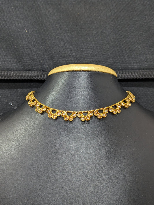 Polki stone Designer Choker Necklace