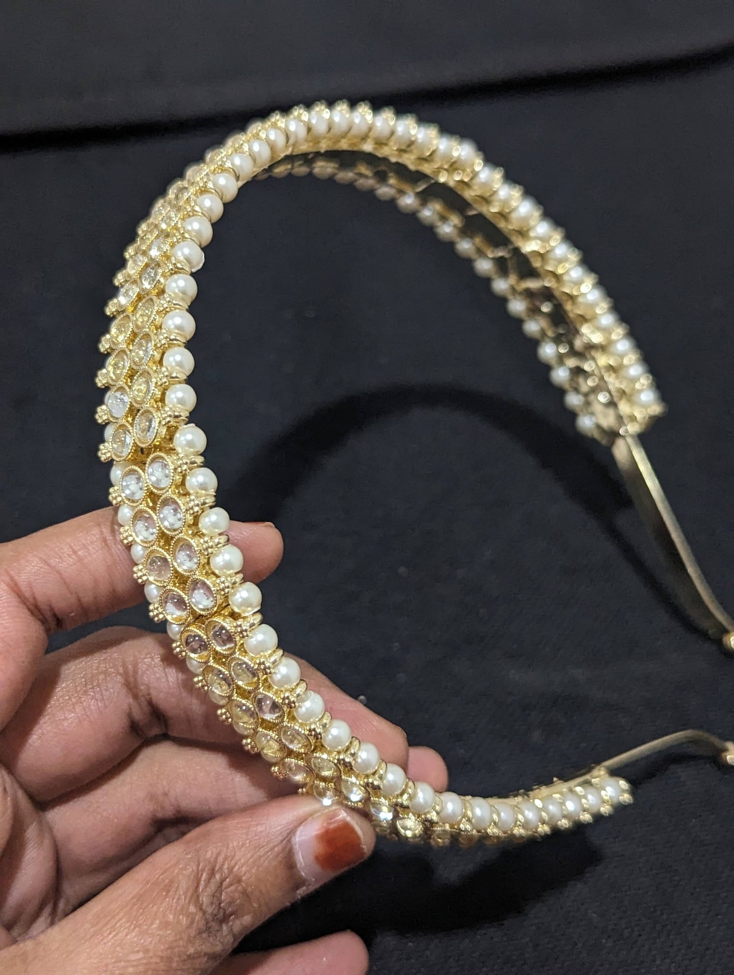 Kundan Head band - D1