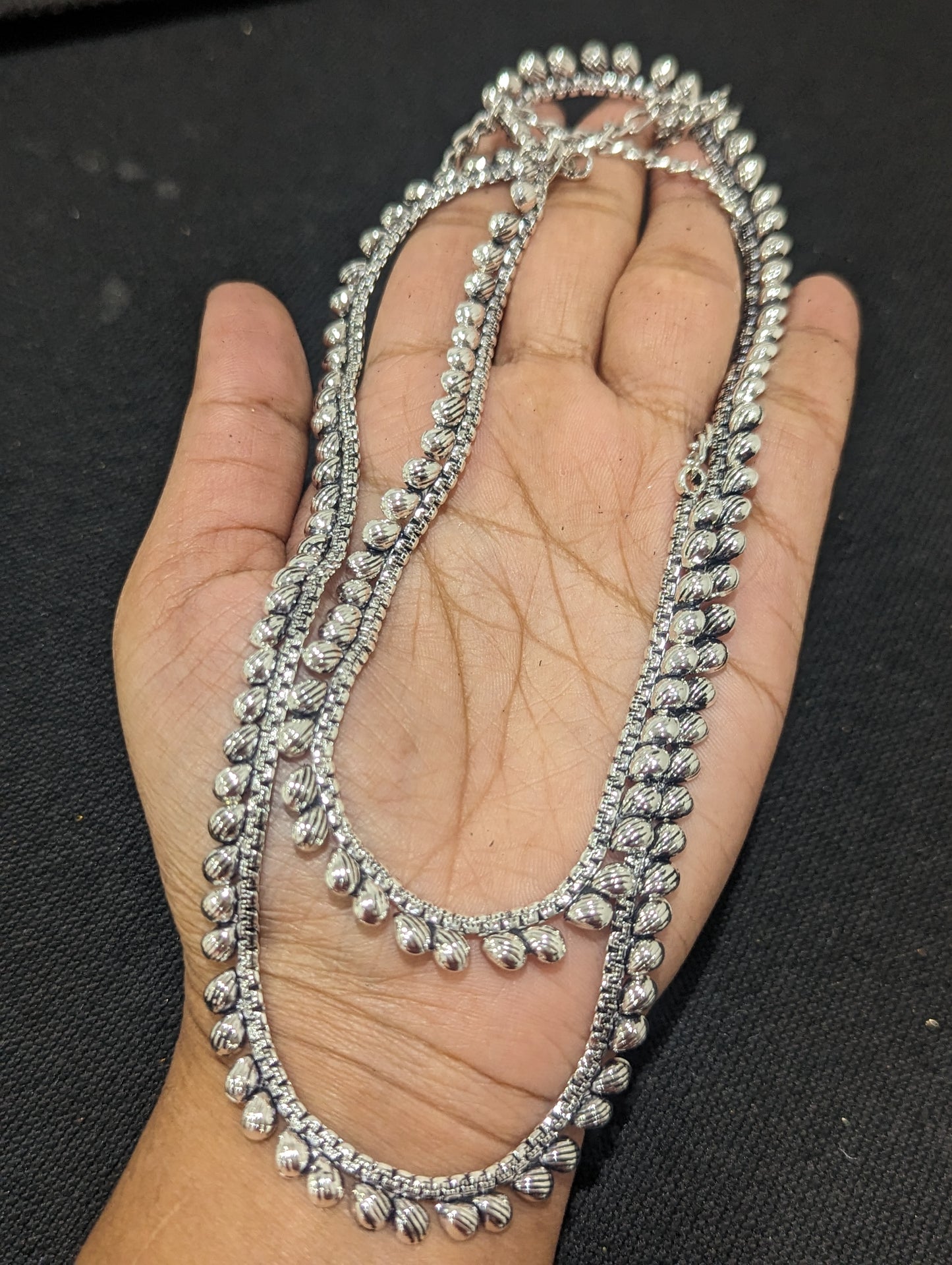 Oxidized Silver Hip Chain / Waist Belt / Belly Chain - D1