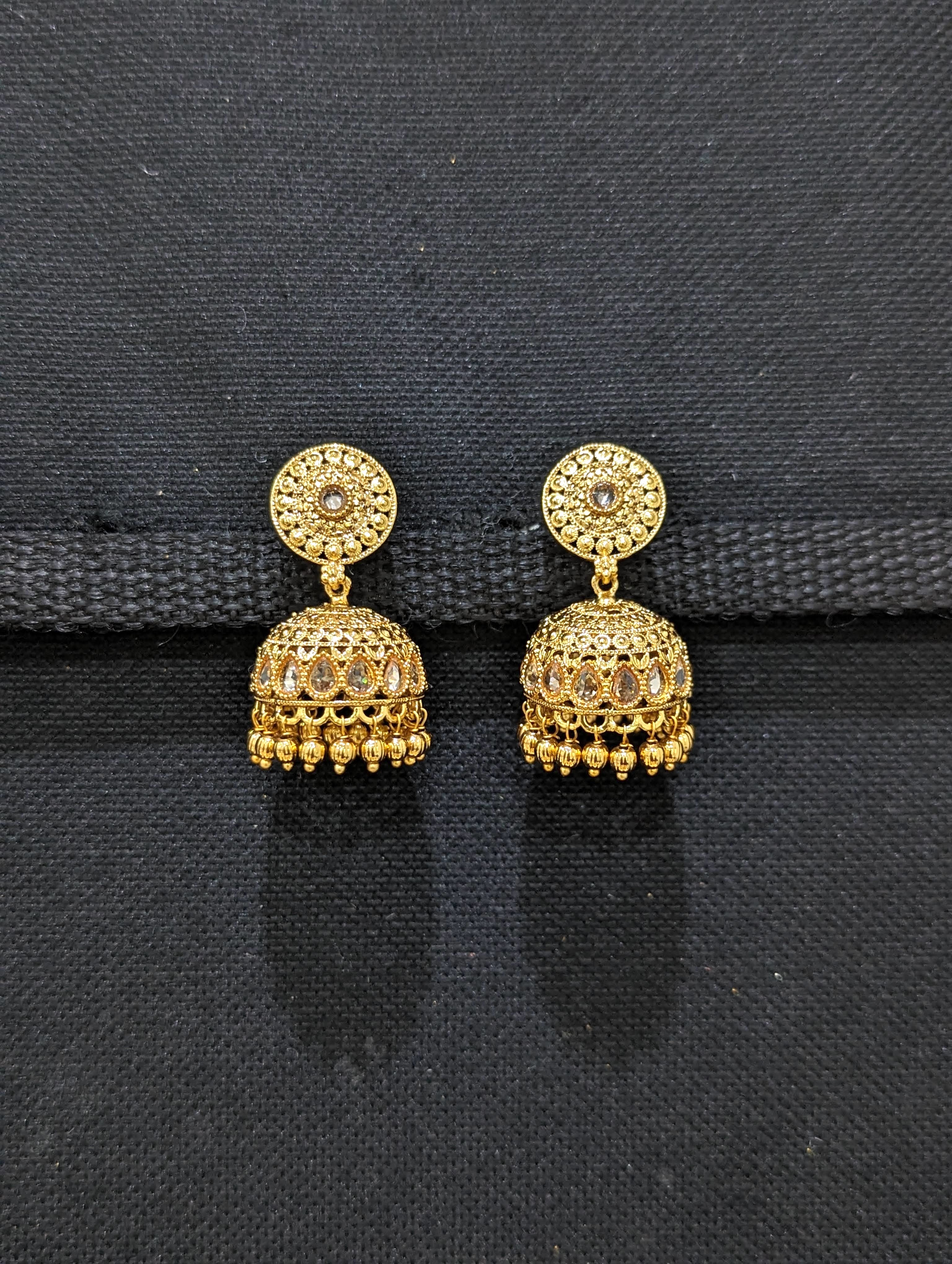 Peacock Design One Gram Gold Medium Size Jhumki Collections Online Offer  Price ER2464