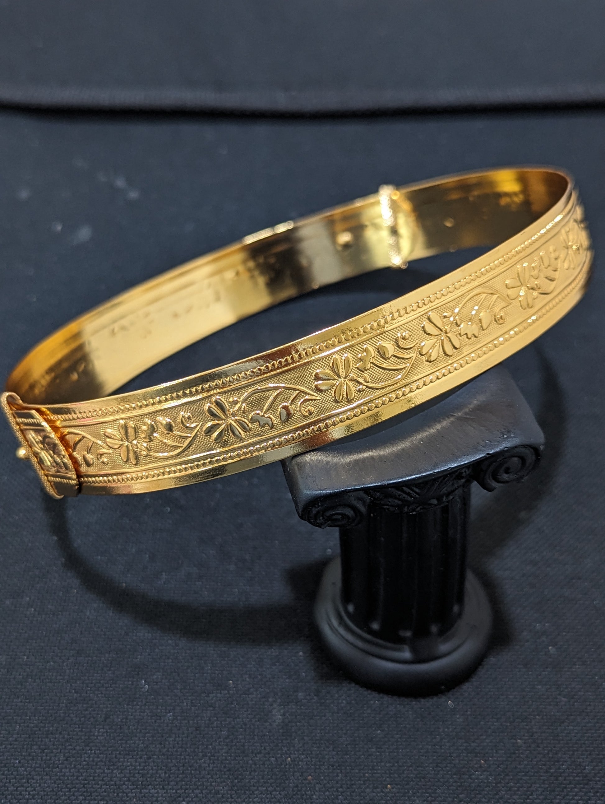 Beautiful Gold Plated Temple Design Vaddanam Hip Belt For Saree JH3346