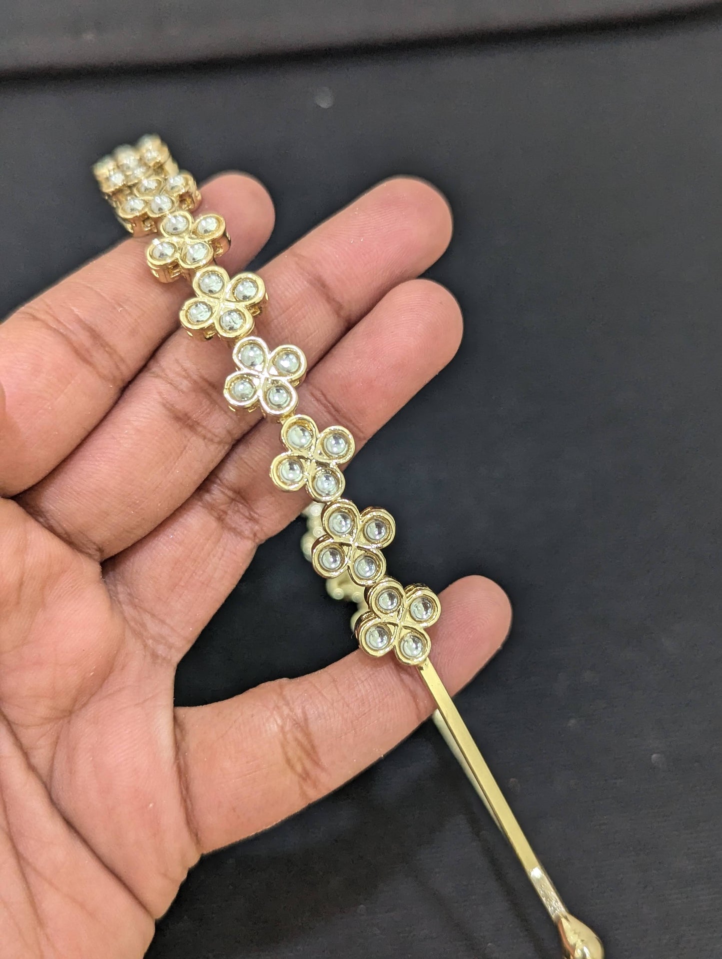 Kundan Head band - D2