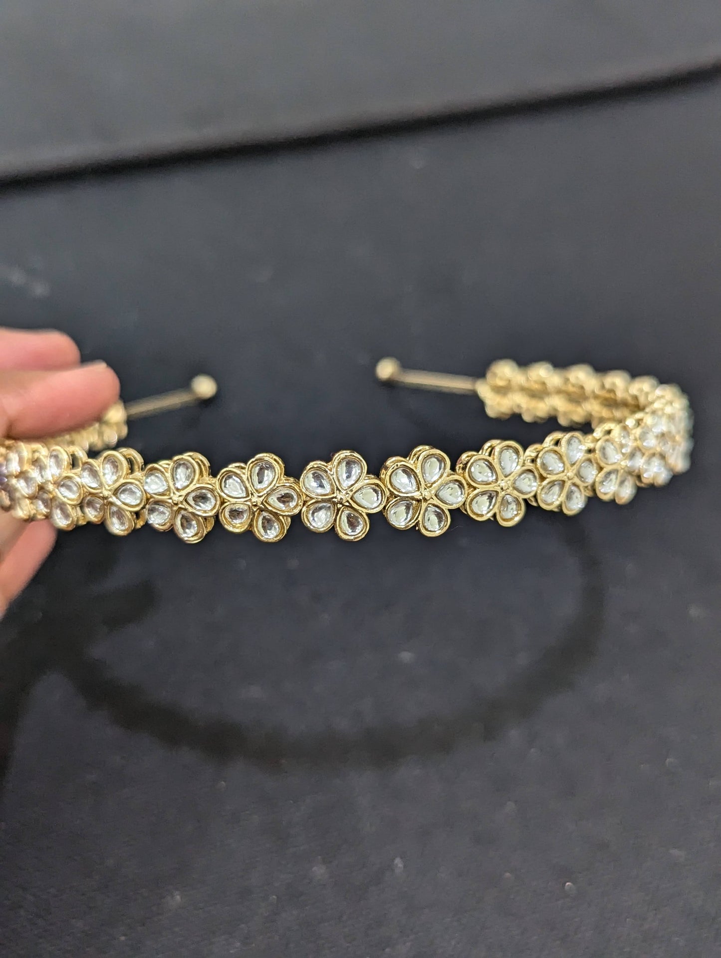 Kundan Head band - D3