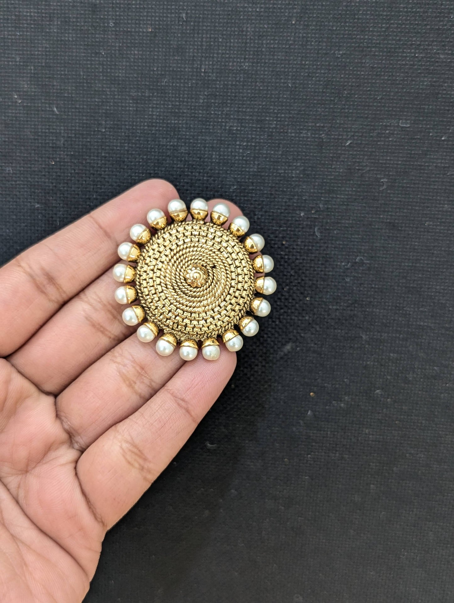 Pearl bead Large Stud earrings