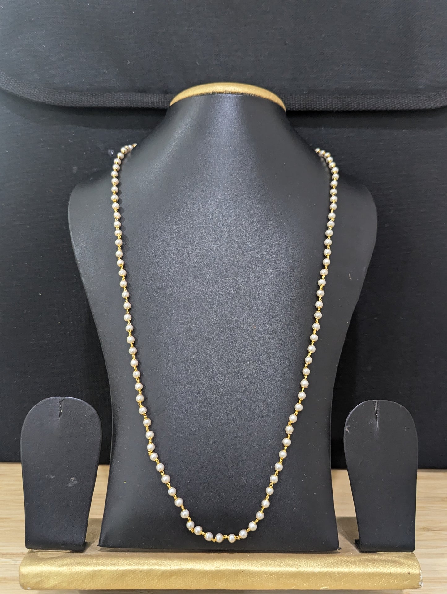 Gold plated Pearl Hip Chain / Waist Belt / Belly Chain - Kids size - D2