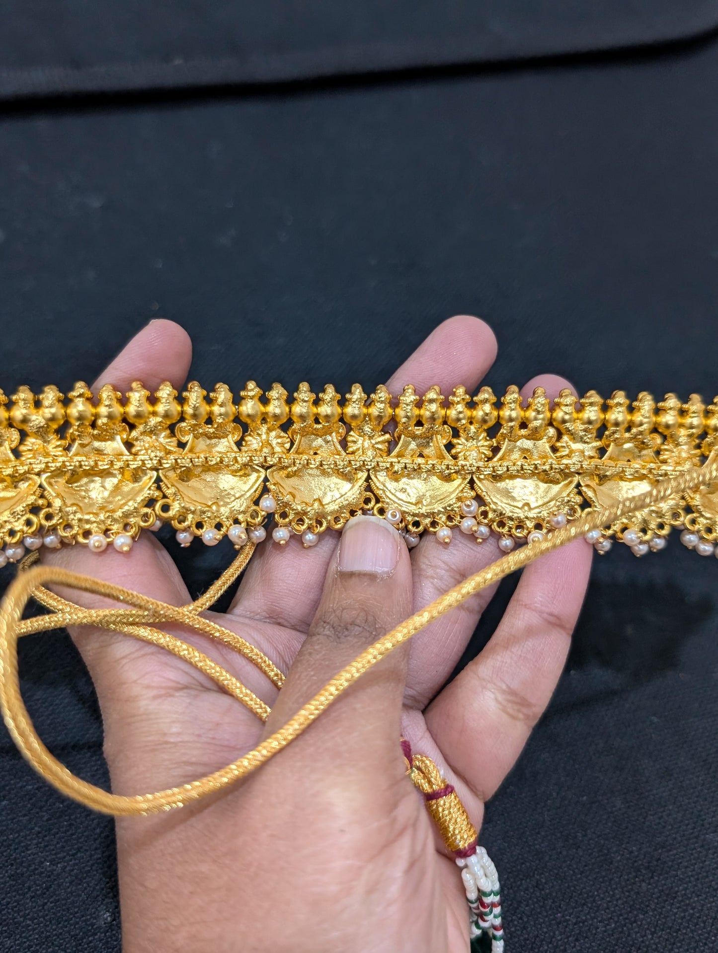 Rajwadi polish Gold plated Choker Necklace