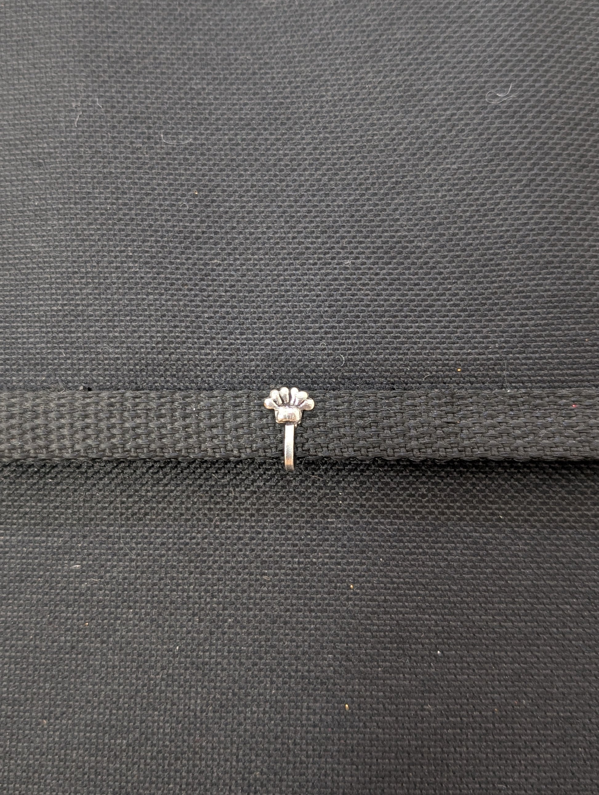 Oxidized silver clip on Nose Pin - Simpliful