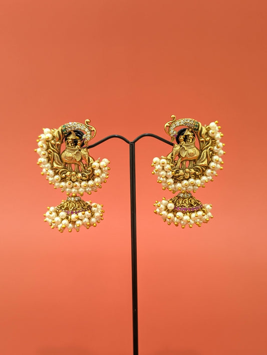 Antique Indian Wedding Theme Jhumka