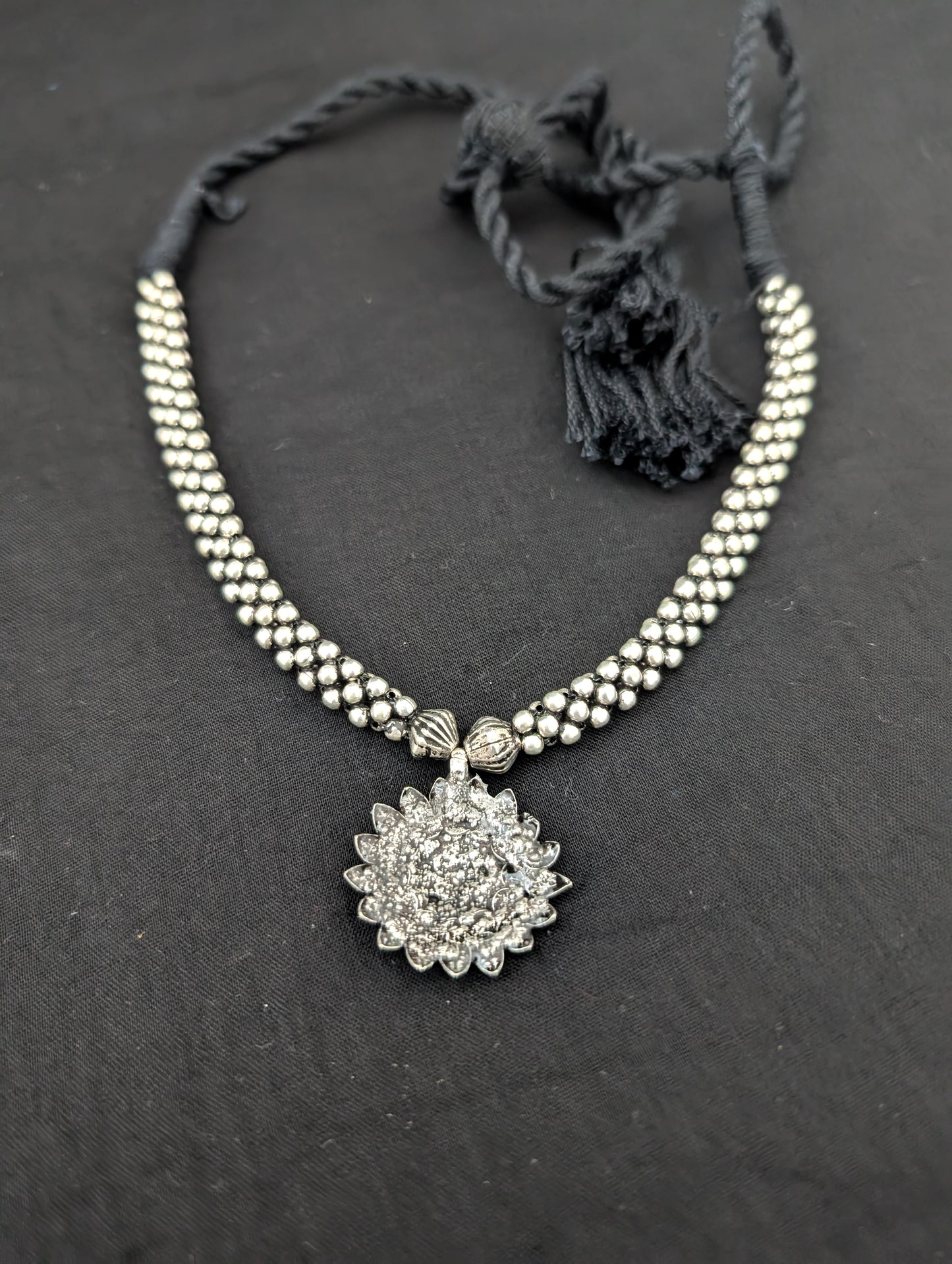 Oxidized silver Kemp Dori Necklace
