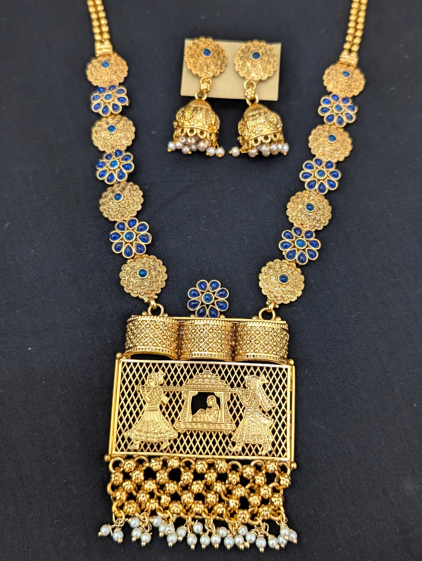 Wedding theme Pendant Long chain set