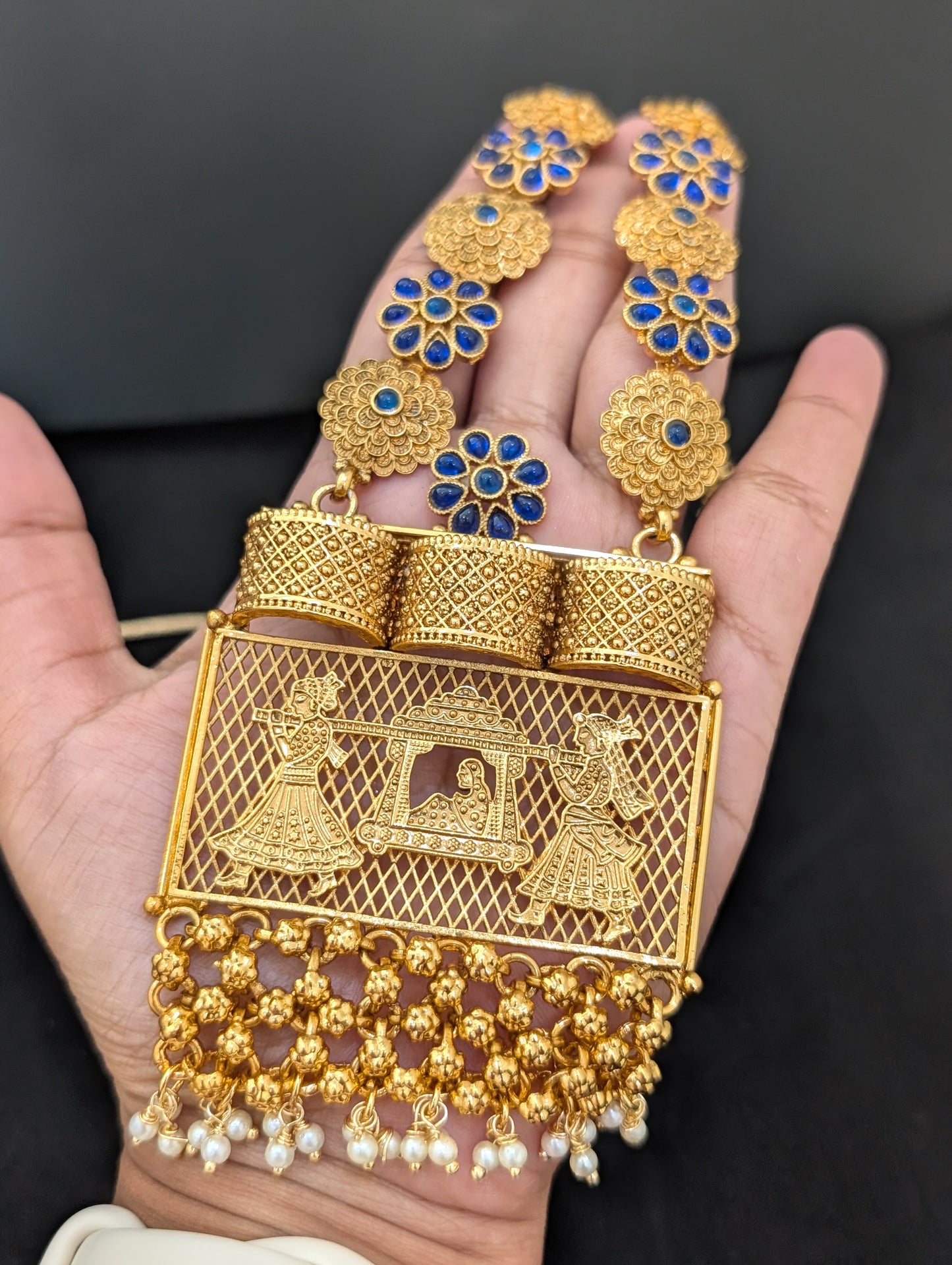 Wedding theme Pendant Long chain set