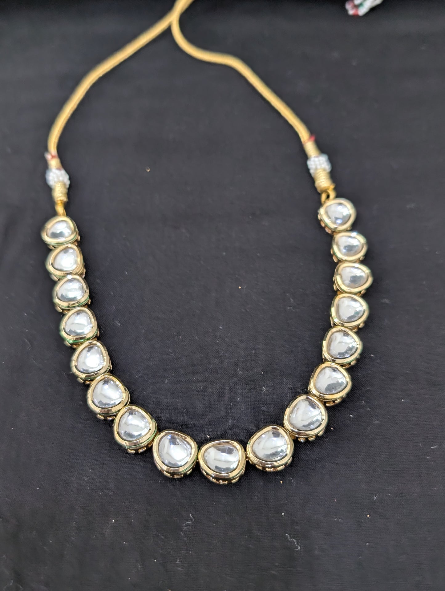Gold plated Kundan Choker Necklace