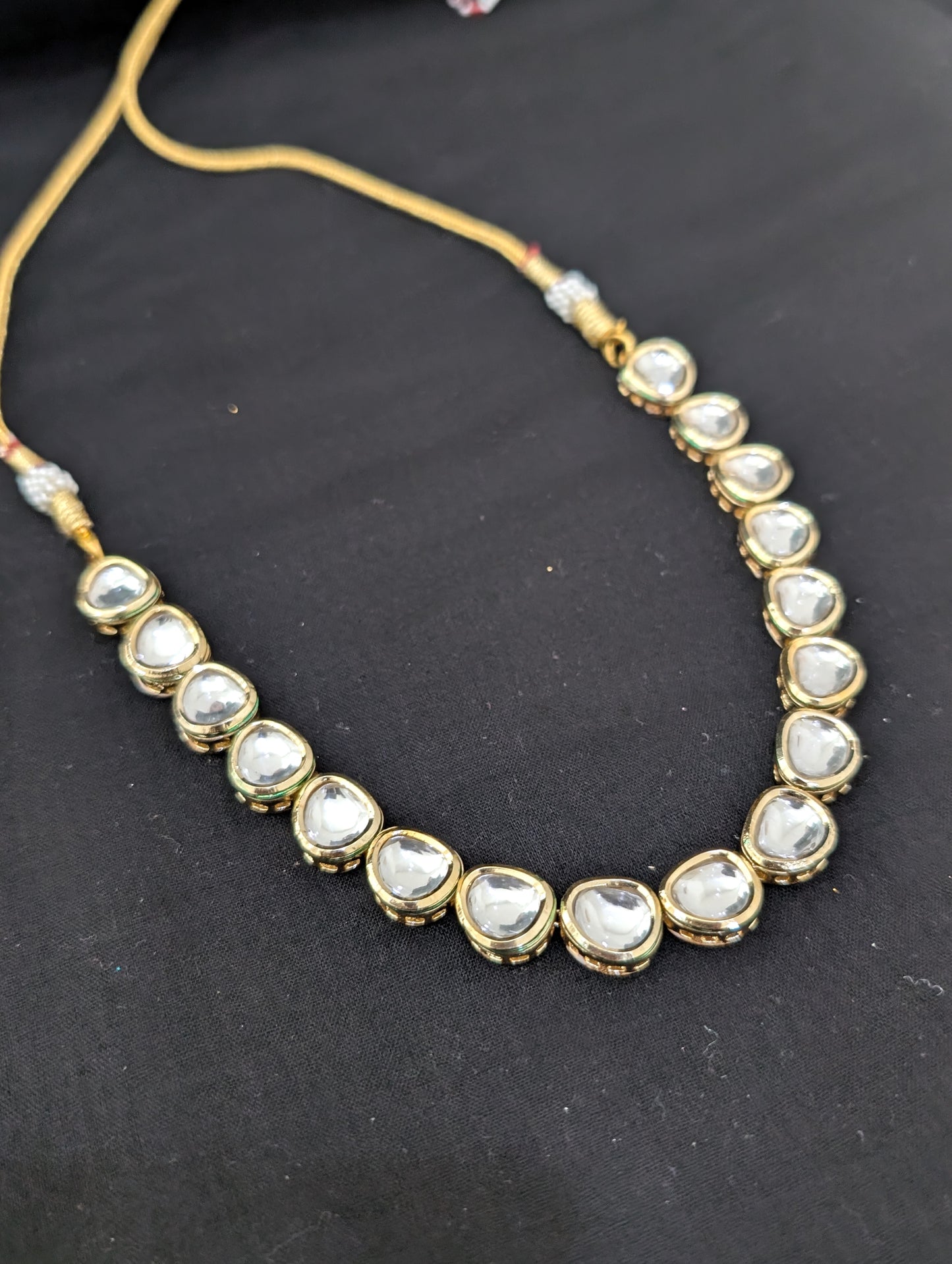Gold plated Kundan Choker Necklace