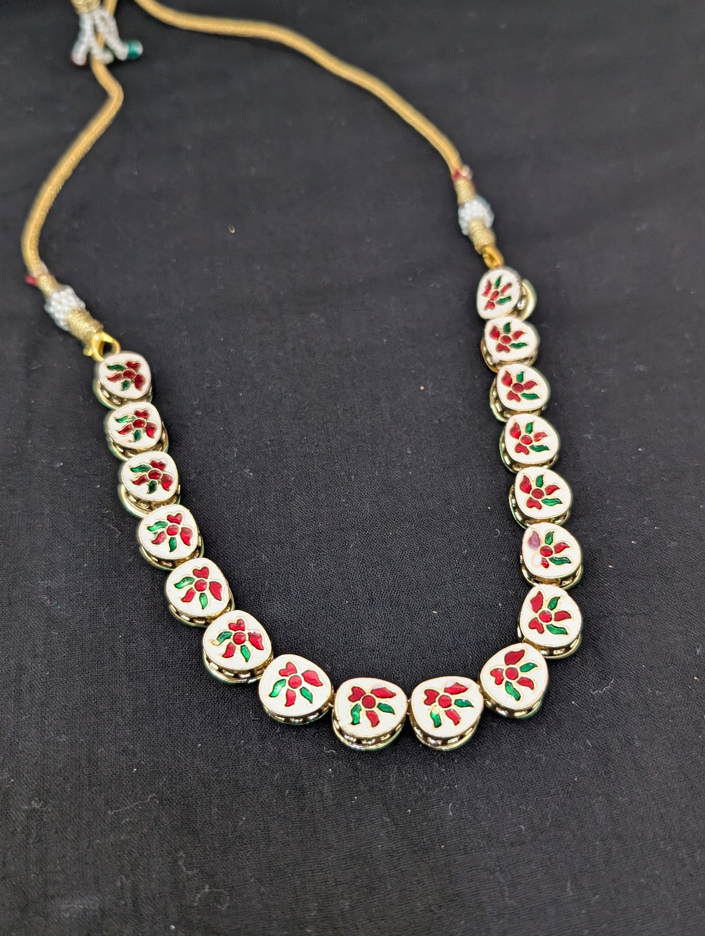 Gold plated Kundan Choker Necklace