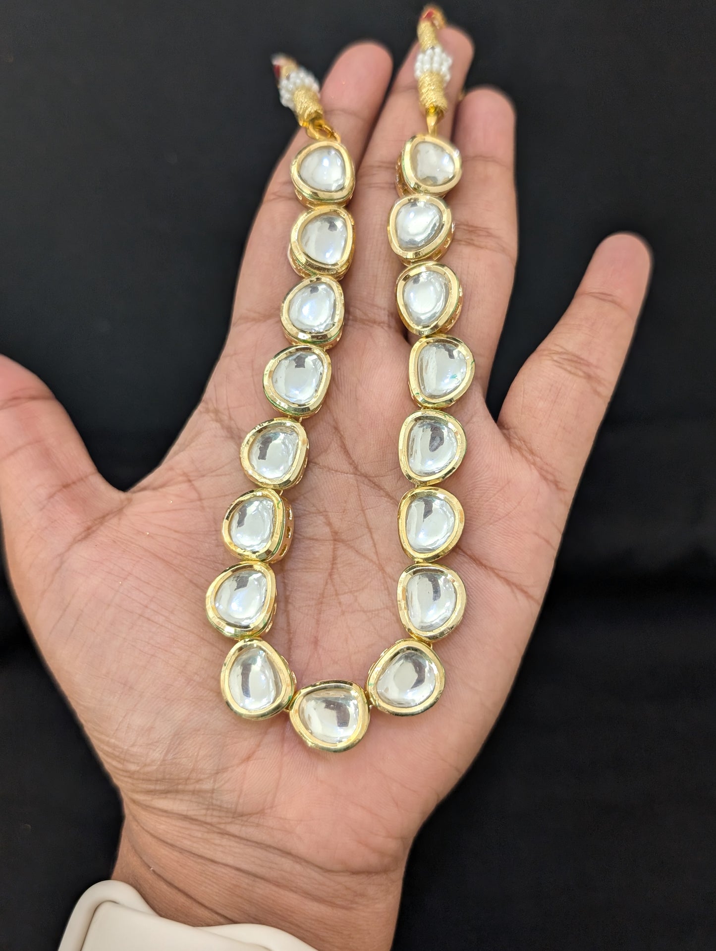 Gold plated Kundan Choker Necklace