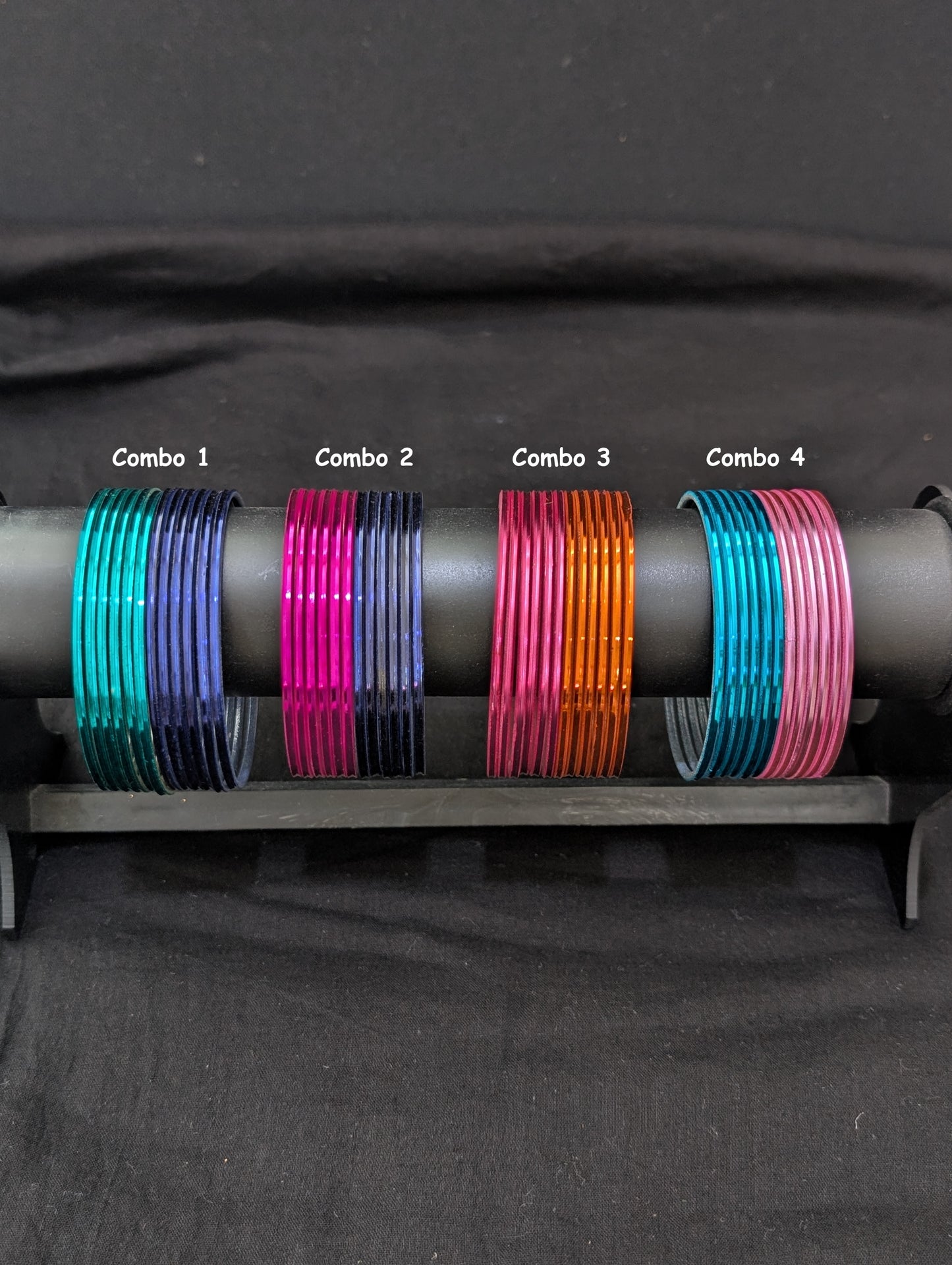 Clearance - Thin Plain Metal Bangles - 1 dozen