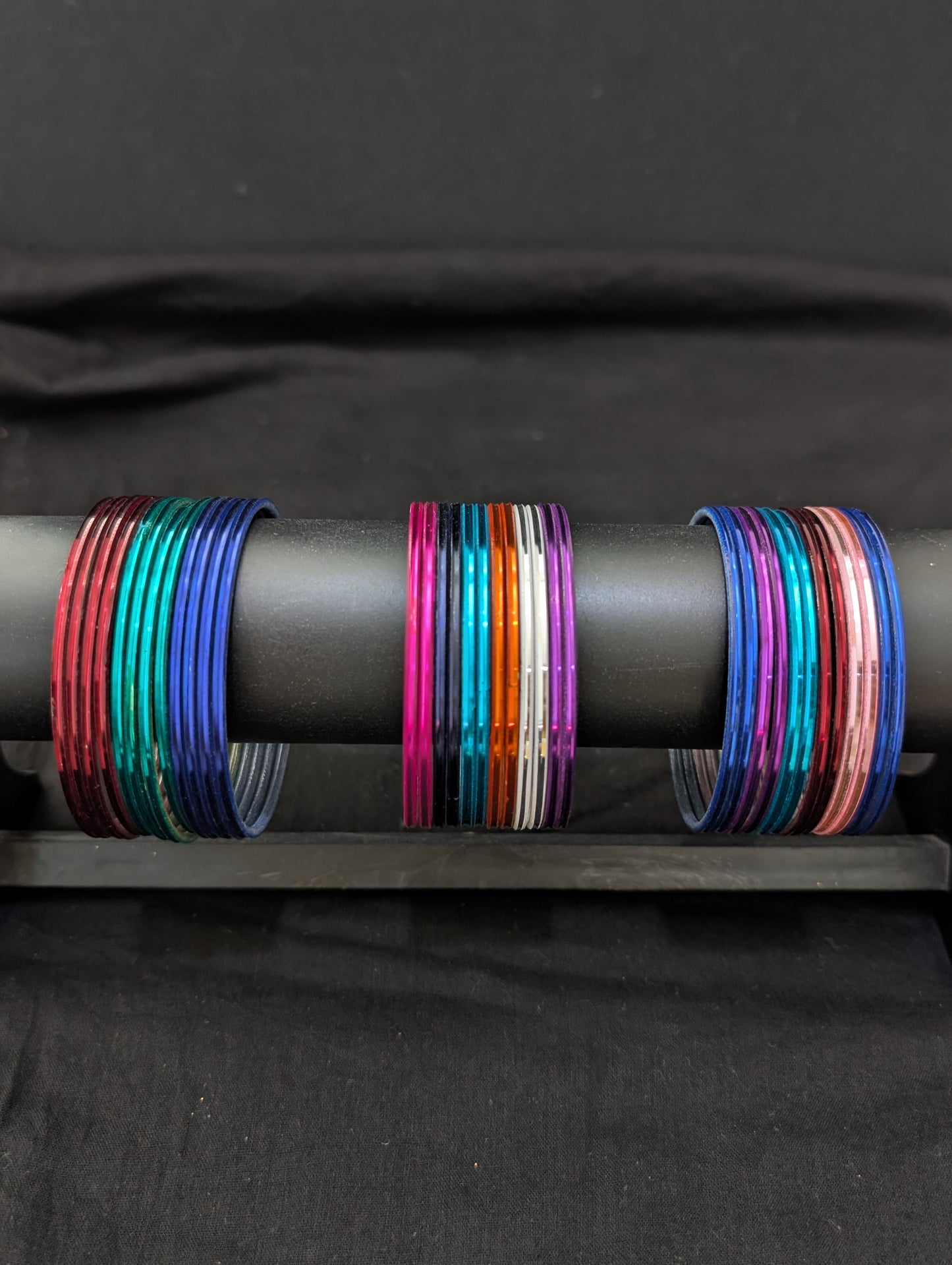 Clearance - Thin Plain Metal Bangles - 1 dozen