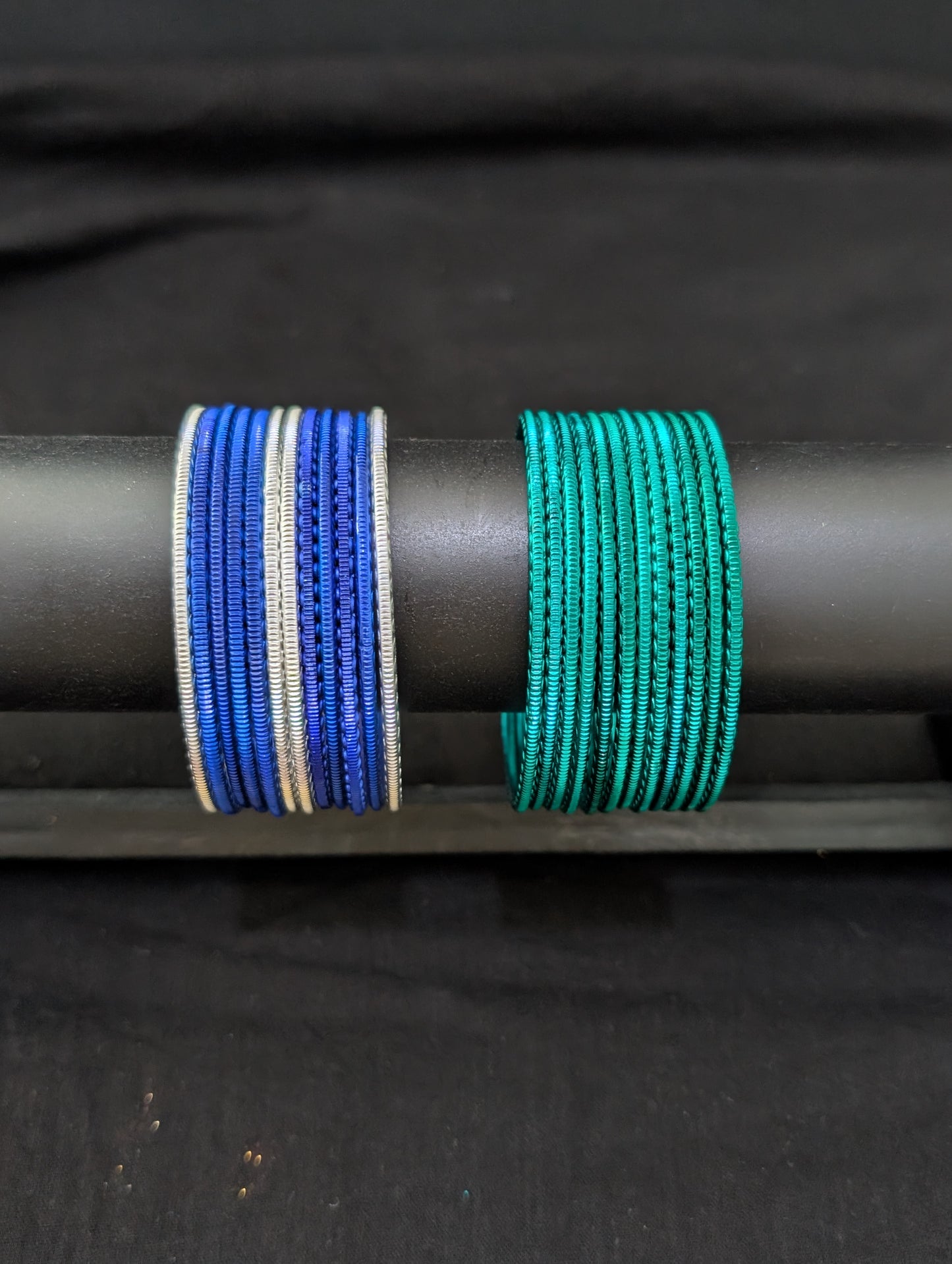 Clearance - Thin Plain Metal Bangles - 1 dozen
