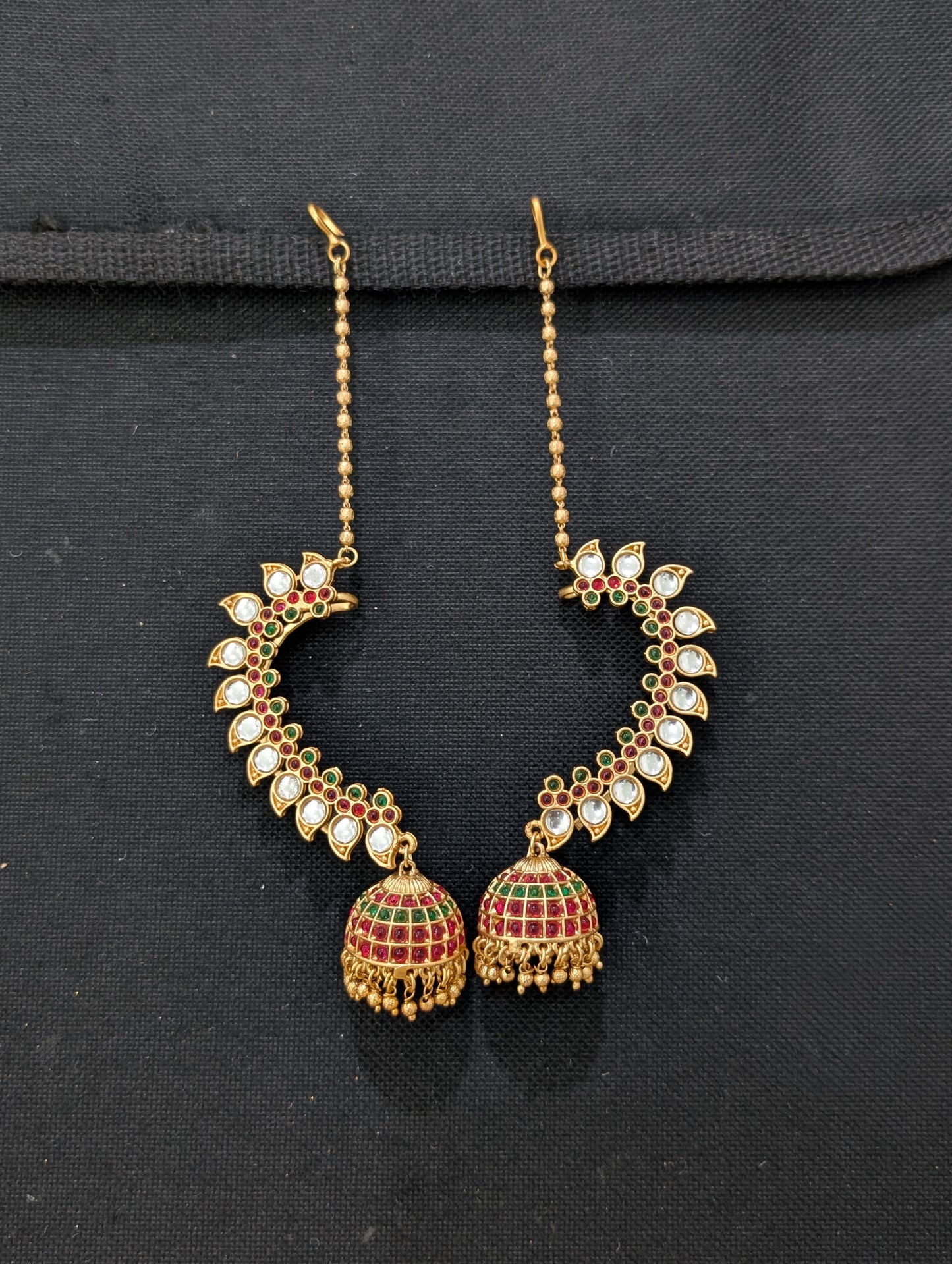Kemp Cuff Jhumka Earrings