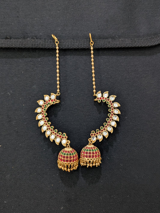 Kemp Cuff Jhumka Earrings