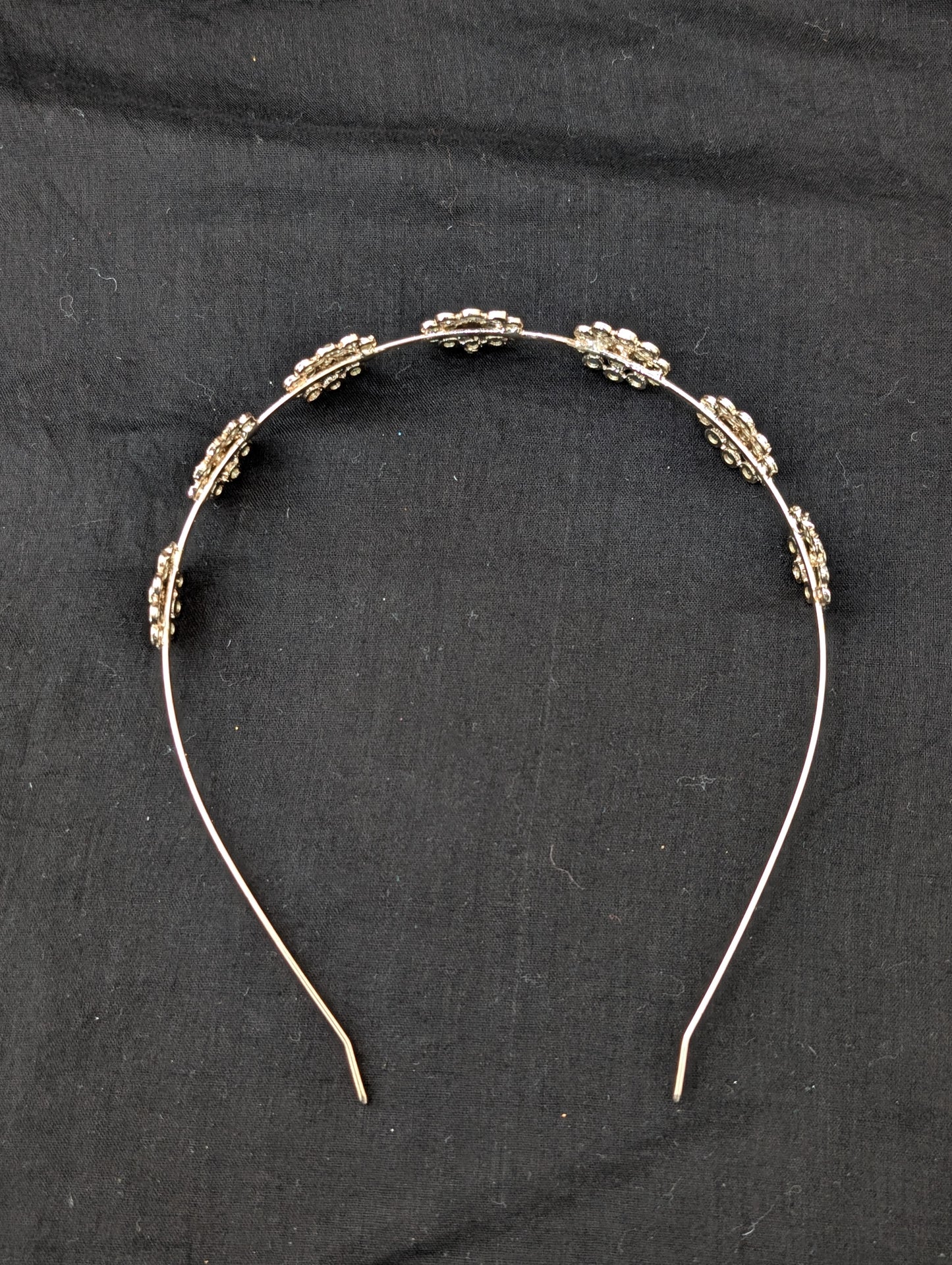 Pale rose gold plated Kundan Head band