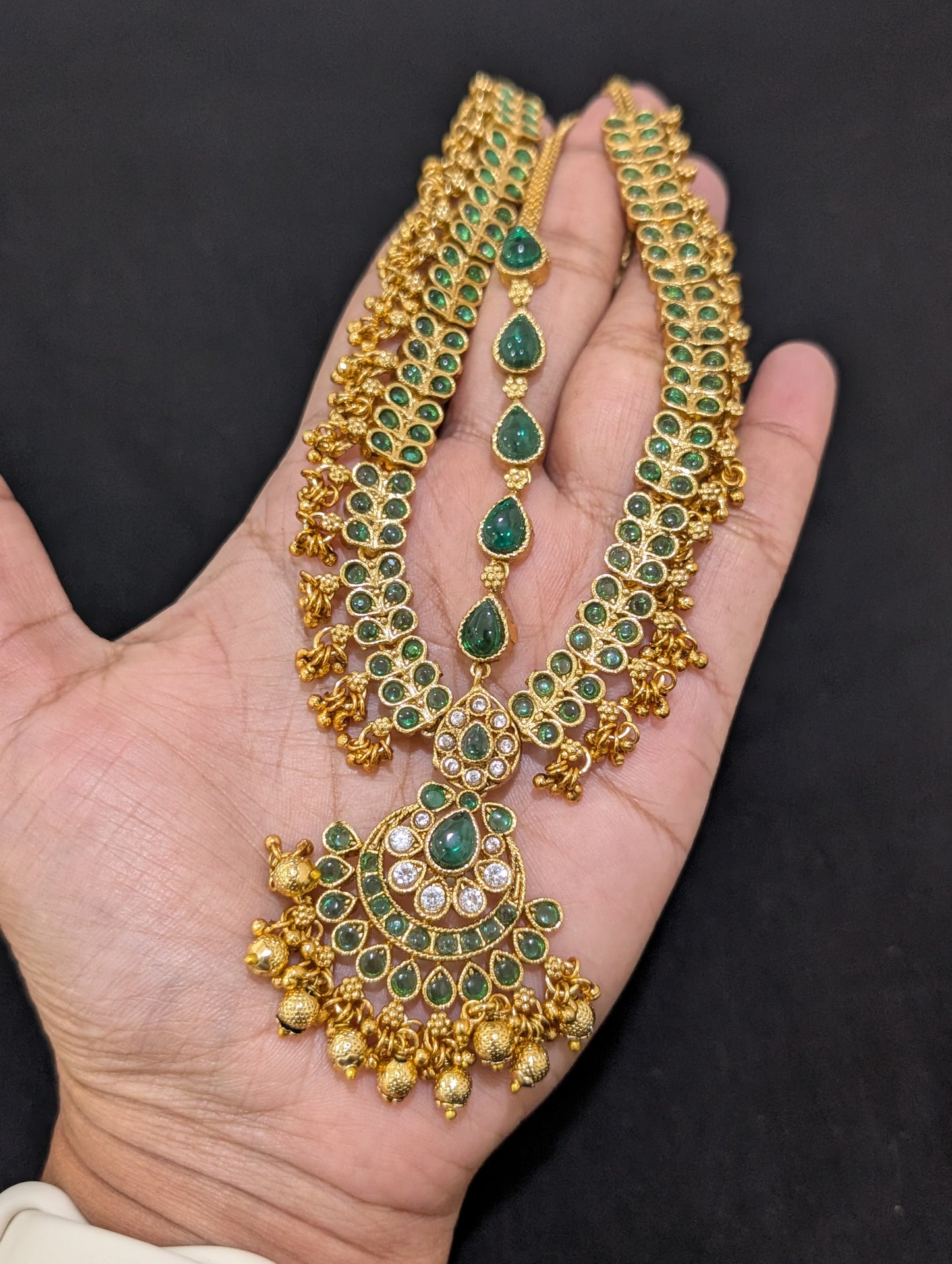 Chandbali Kemp Grand Nethi Chutti / Damini / Maang Tikka